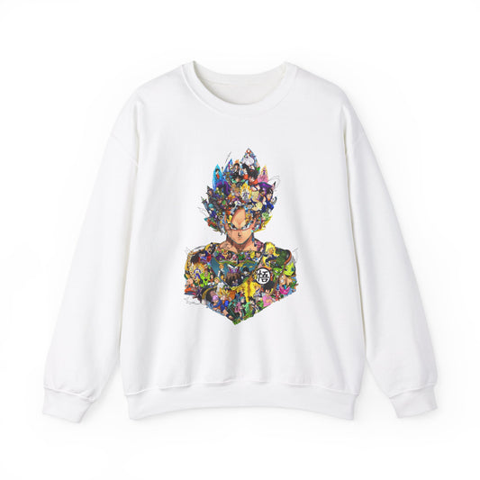 Dragon Ball Z Universe Montage Crewneck Sweatshirt