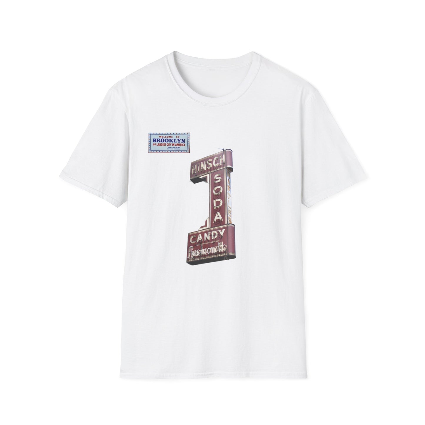 RETRO VINTAGE Hinsch's [gone] Brooklyn, NY Unisex Softstyle T-Shirt