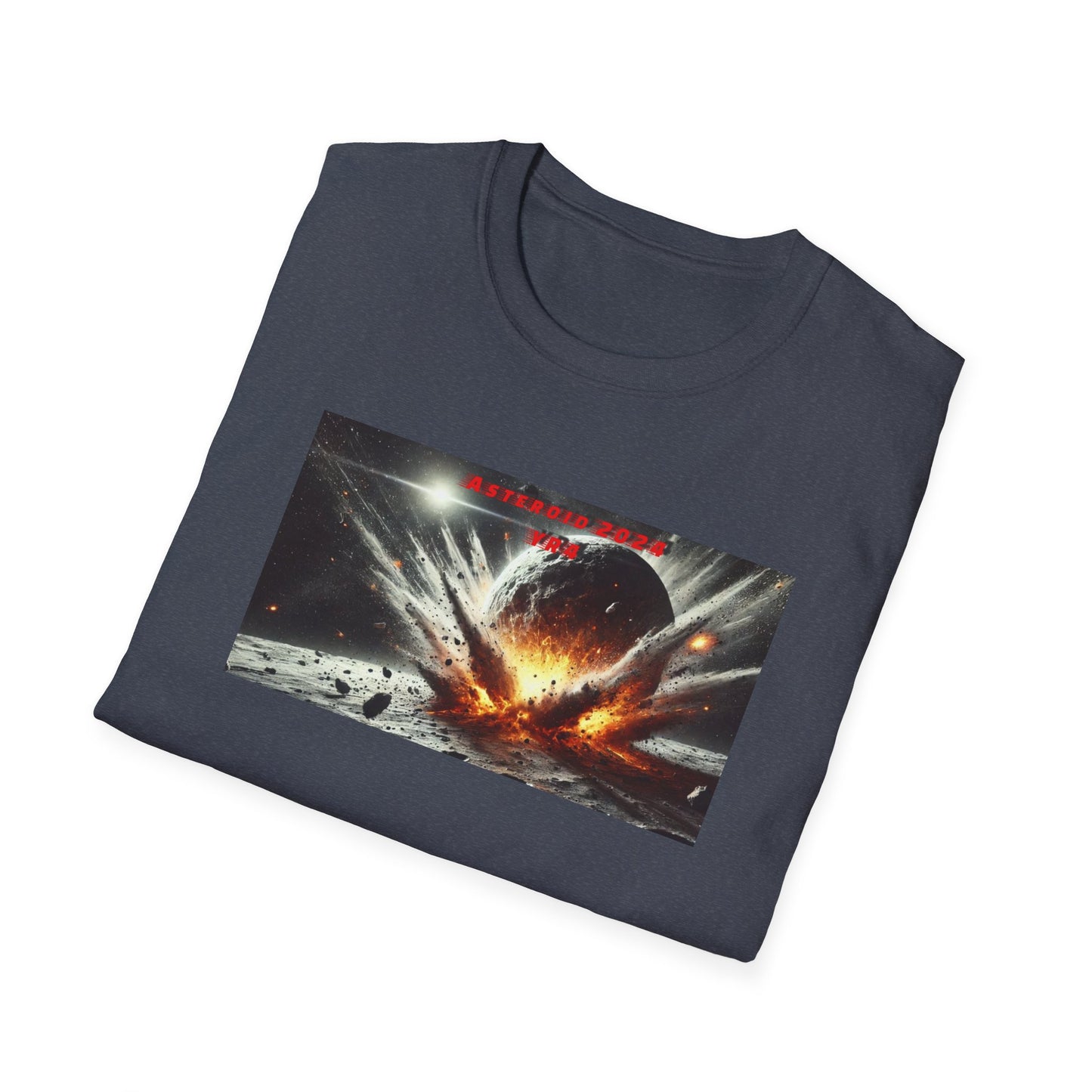 NASA Alert Asteroid 2024 YR4 May COLLIDE With The Moon  Unisex Softstyle T-Shirt