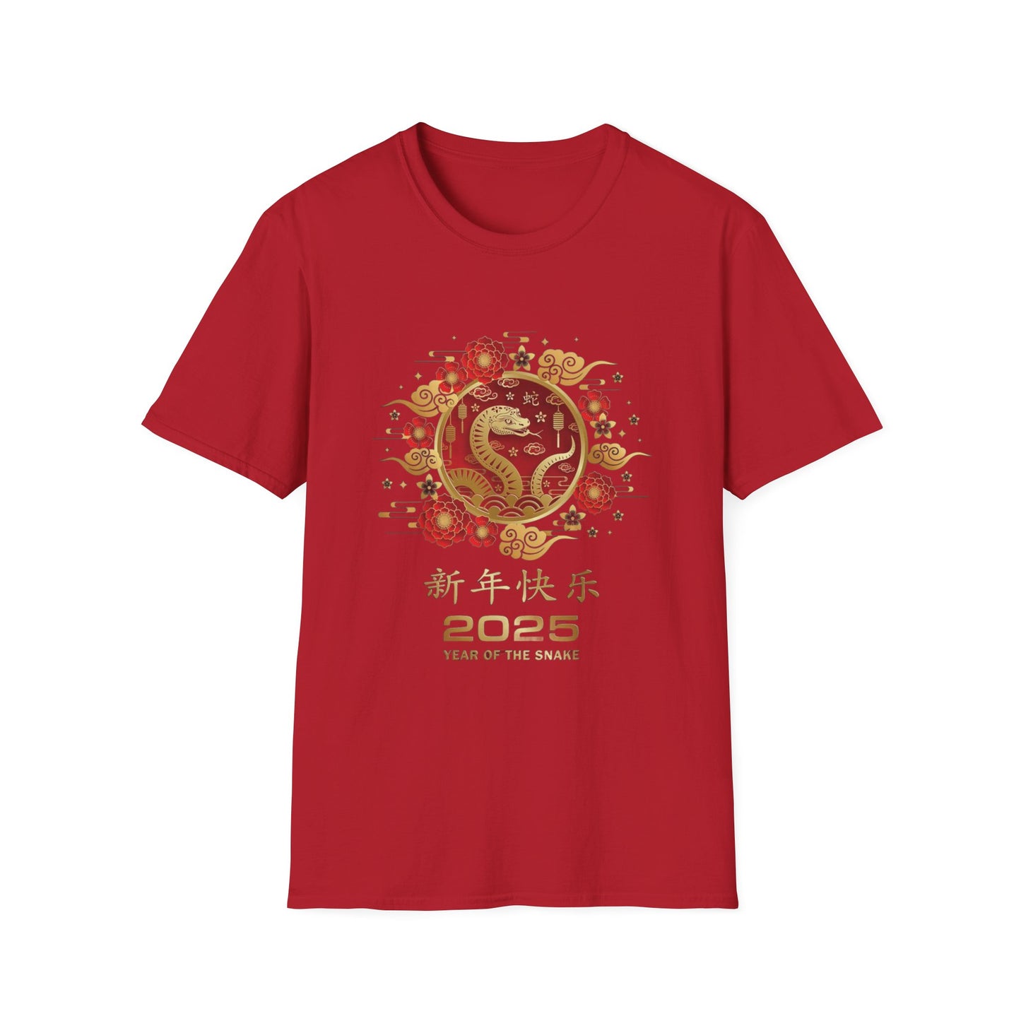 Year Of The Snake 2025 Lunar New Year Chinese Unisex T-Shirt