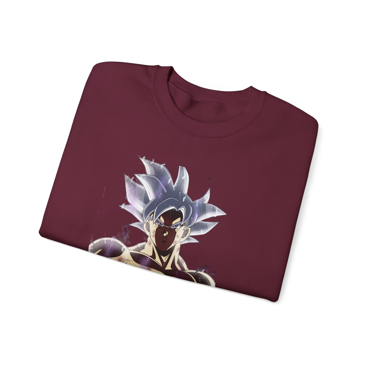 Dragon Ball Super Goku Crewneck Sweatshirt - Ultra Power White Hair Design