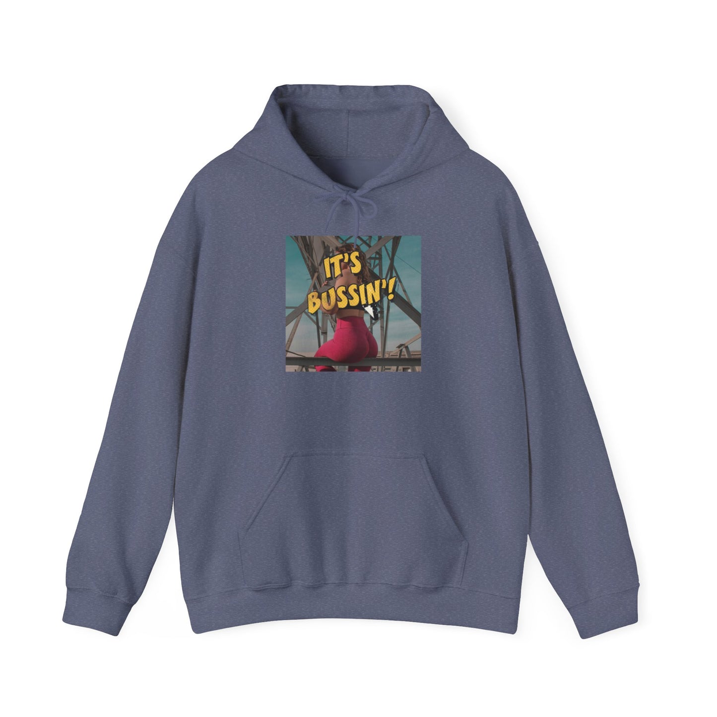 IT'S BUSSIN BOOTY Unisex Heavy Blend™ Hooded Sweatshirt