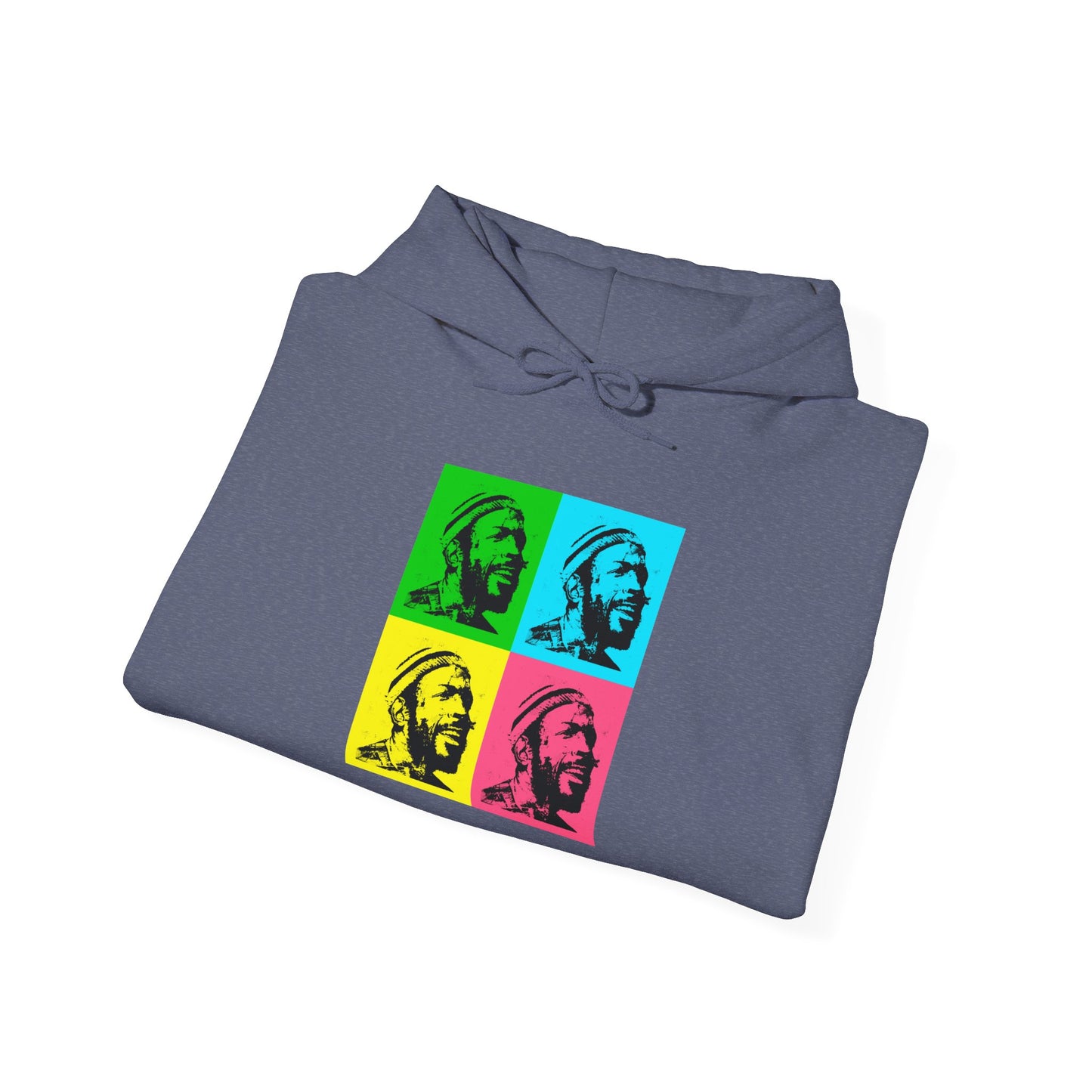 Marvin Gay Andy Warhol Style Pop Art Unisex Heavy Blend™ Hooded Sweatshirt