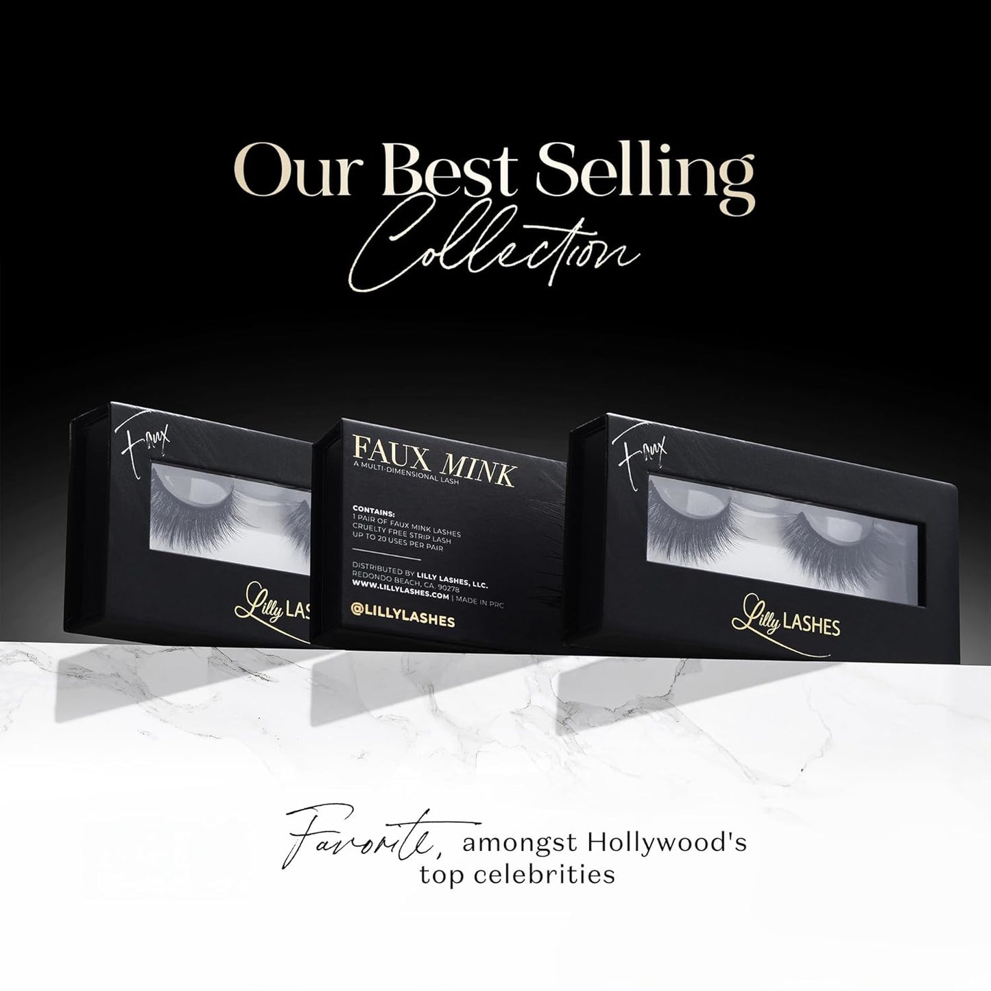 3D Mykonos Flare Faux Mink Strip Eyelashes, False Eyelashes Dramatic Look, Reusable False Lashes, Fake Lashes Pack, Lash Strips with Luxury Silk like Fibers, No Lash Glue Included