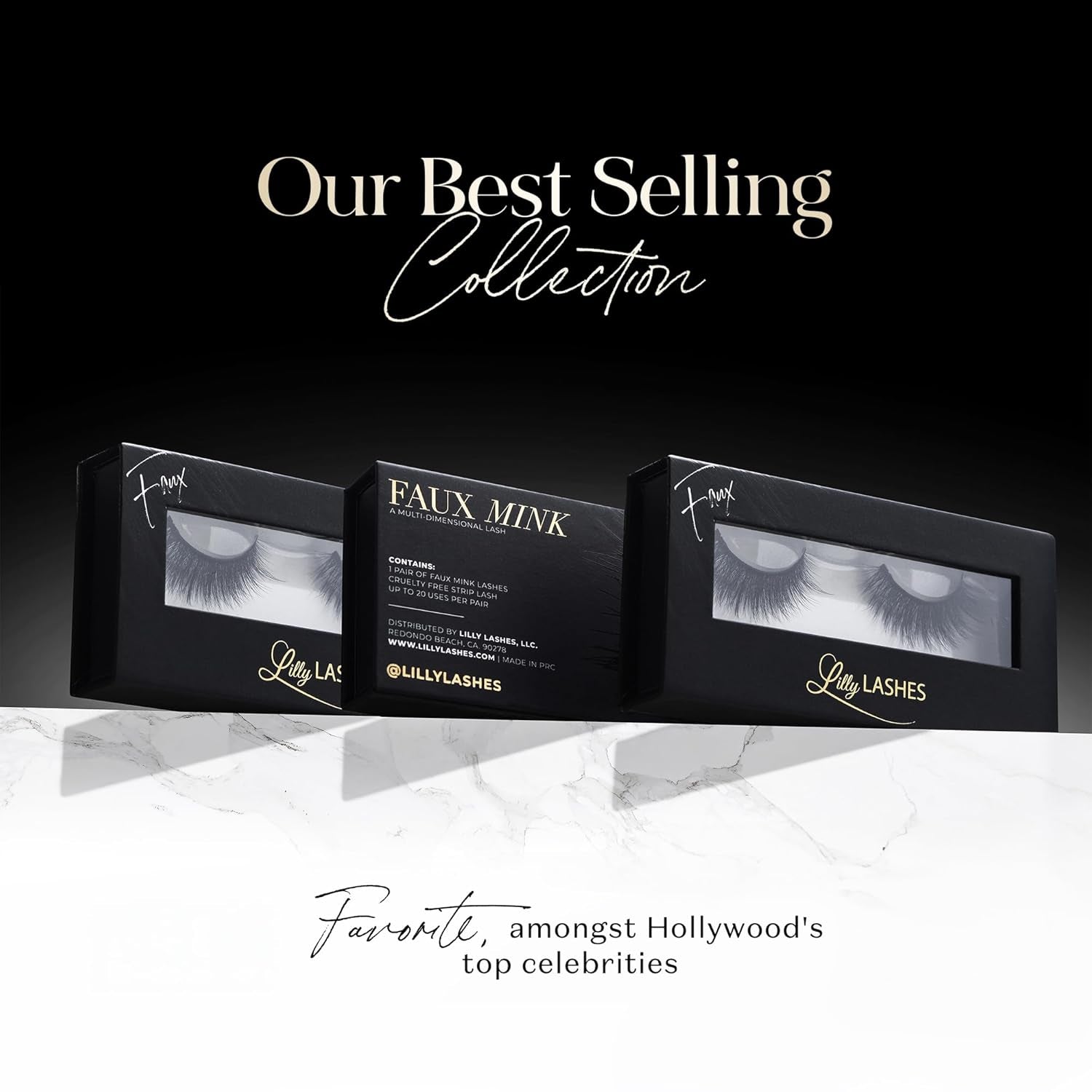3D Mykonos Flare Faux Mink Strip Eyelashes, False Eyelashes Dramatic Look, Reusable False Lashes, Fake Lashes Pack, Lash Strips with Luxury Silk like Fibers, No Lash Glue Included