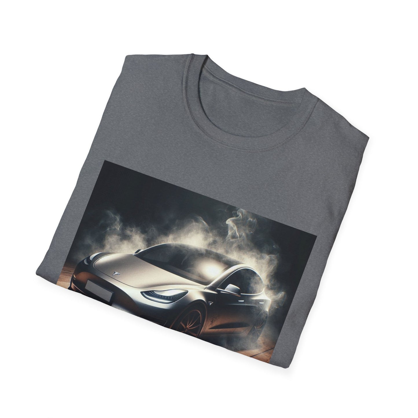 Smoked Out Tesla Model Unisex T-Shirt