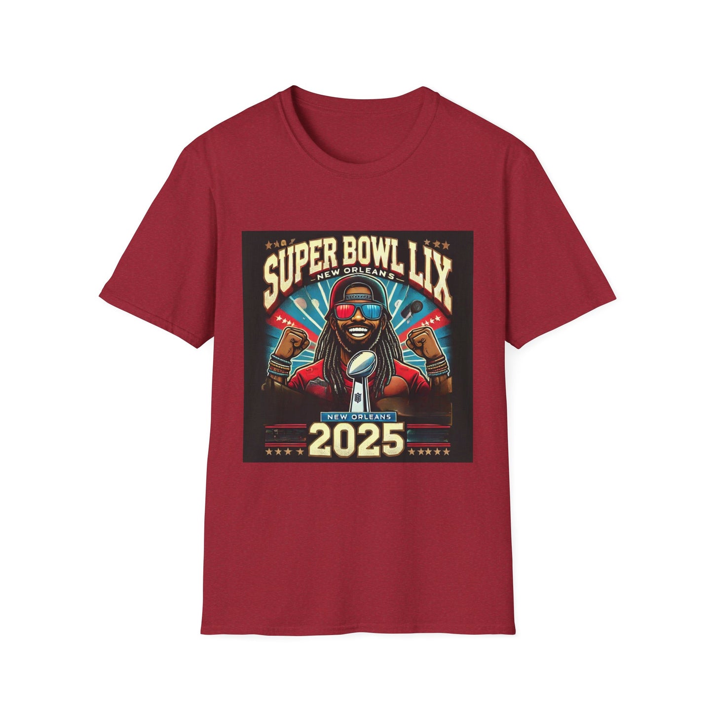 T-Shirt,Hoodie, !!! Super Bowl LIX New Orleans 2025 Unisex Softstyle T-Shirt