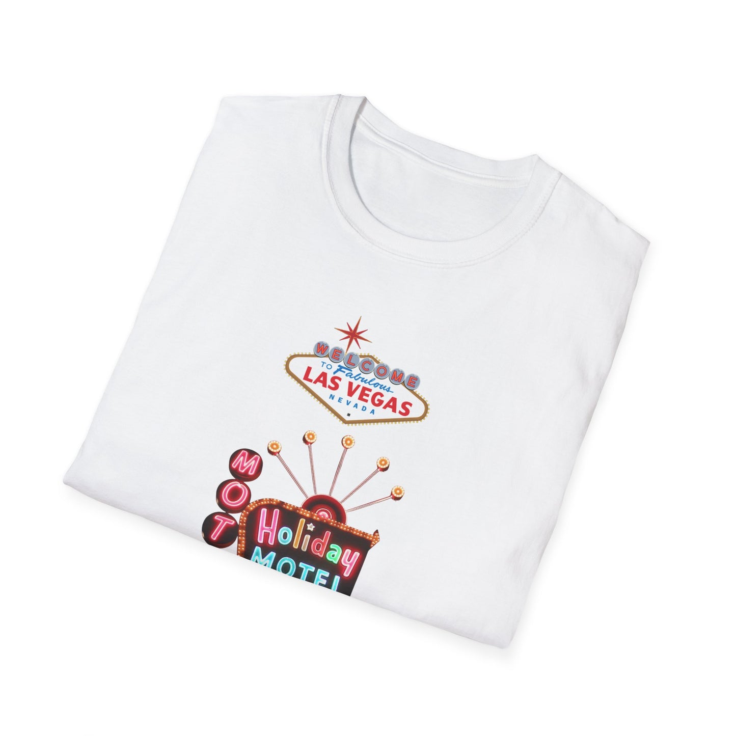 RETRO LAS VEGAS HOLIDAY HOTEL Unisex Softstyle T-Shirt