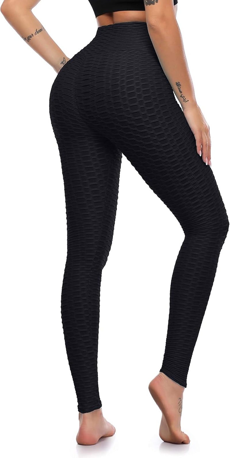 Butt Lifting Leggings for Women Yoga Workout Gym High Waisted plus Size Soft Tummy Control Pants