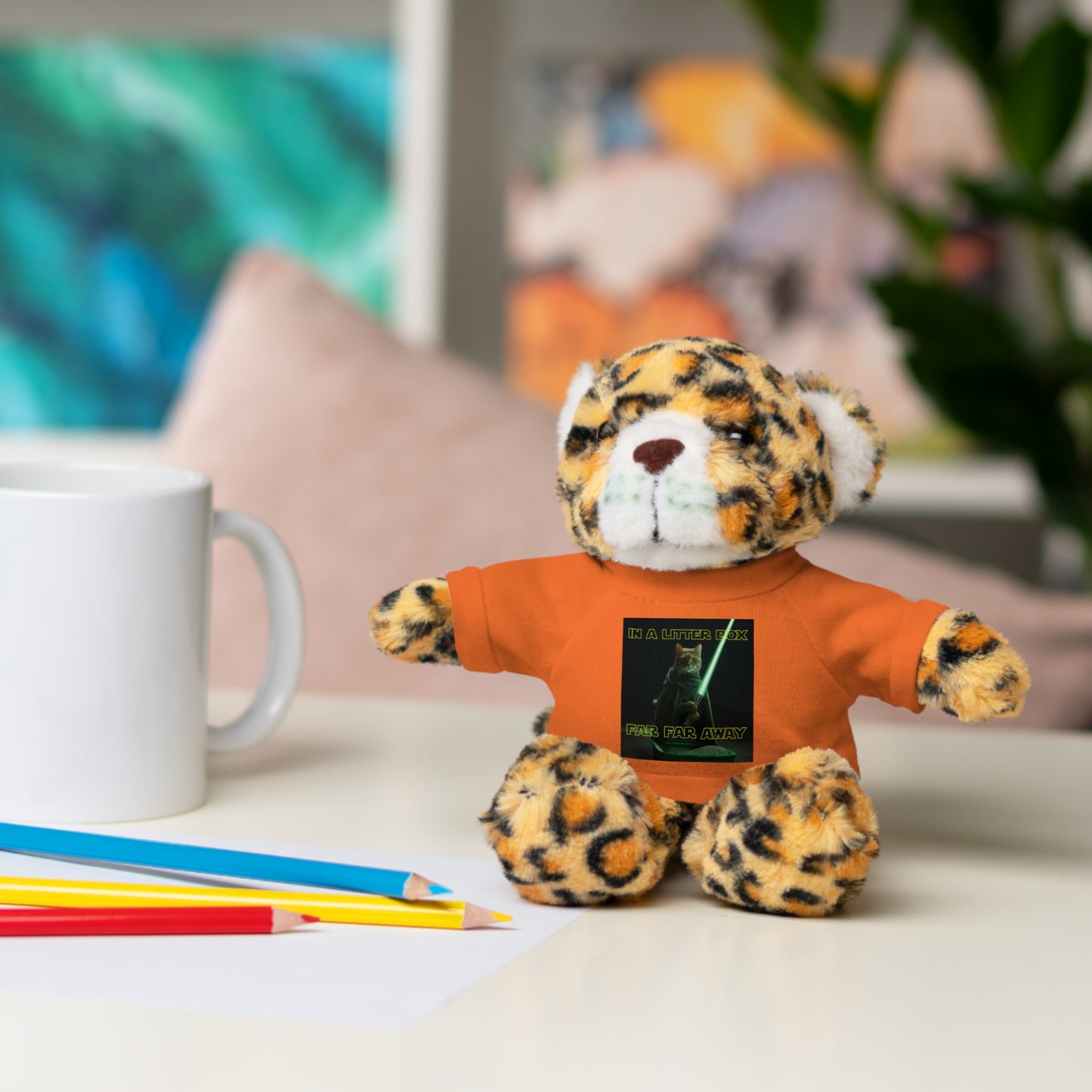 STAR WARS CAT IN A LITTER BOX FAR FAR AWAY Stuffed Animals with Tee