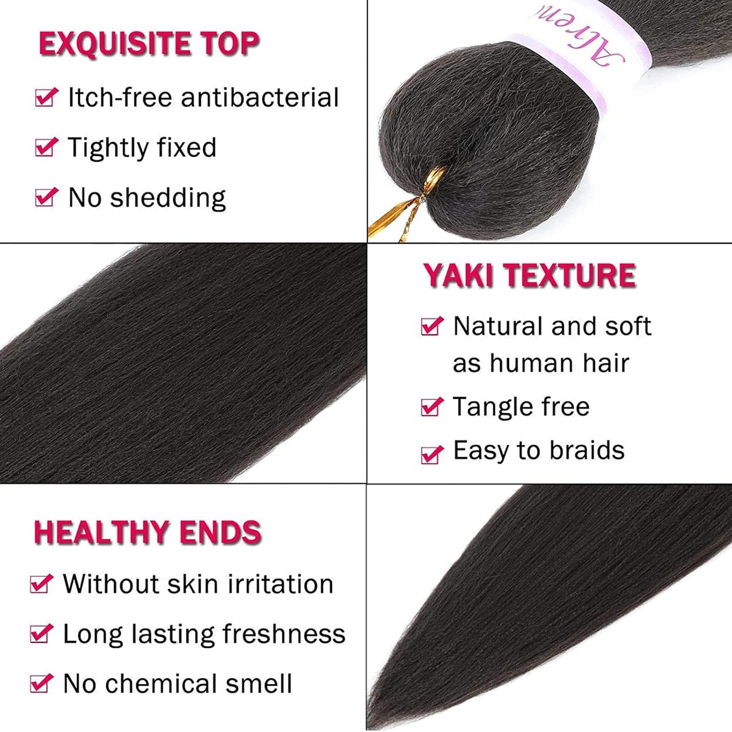 Pre Stretched Braiding Hair Long Braid 12 Inch 8 Packs Professional Braiding Hair Extensions Synthetic Crochet Twist Braids (12 Inch, 4#)