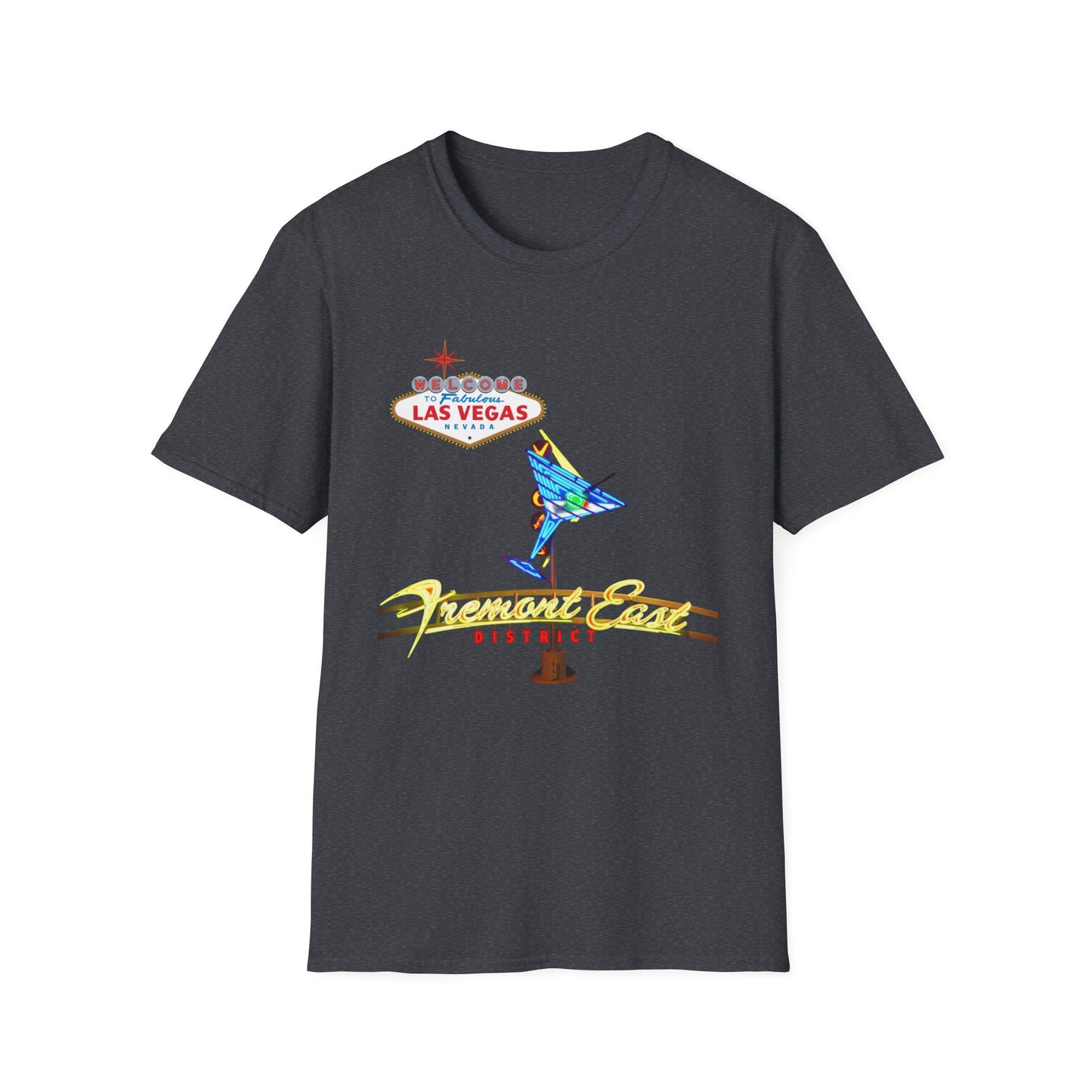 RETRO LAS VEGAS Fremont East Entertainment District Unisex Softstyle T-Shirt