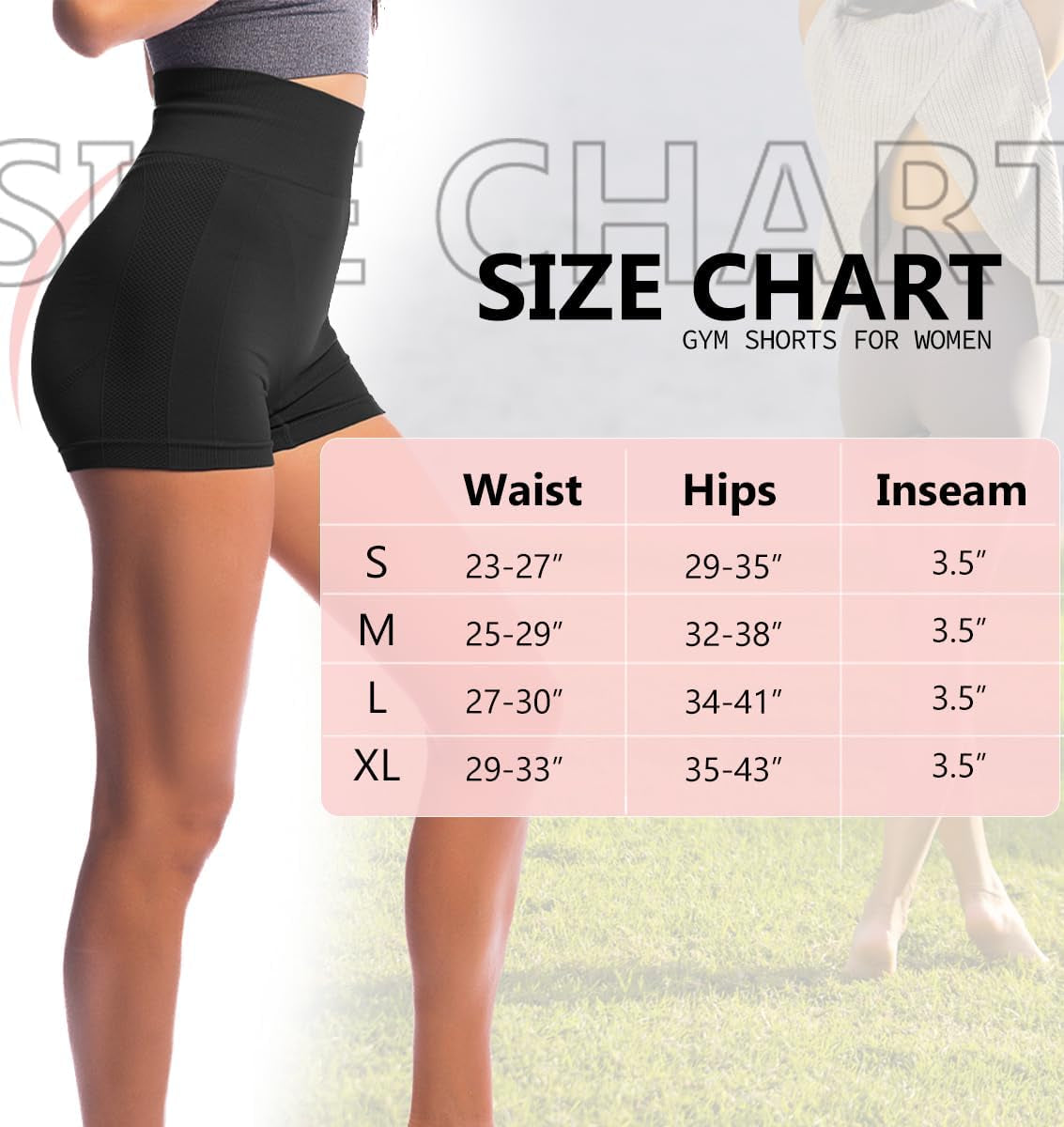 Biker Shorts for Women, Workout Shorts for Women High Waist Gym Shorts