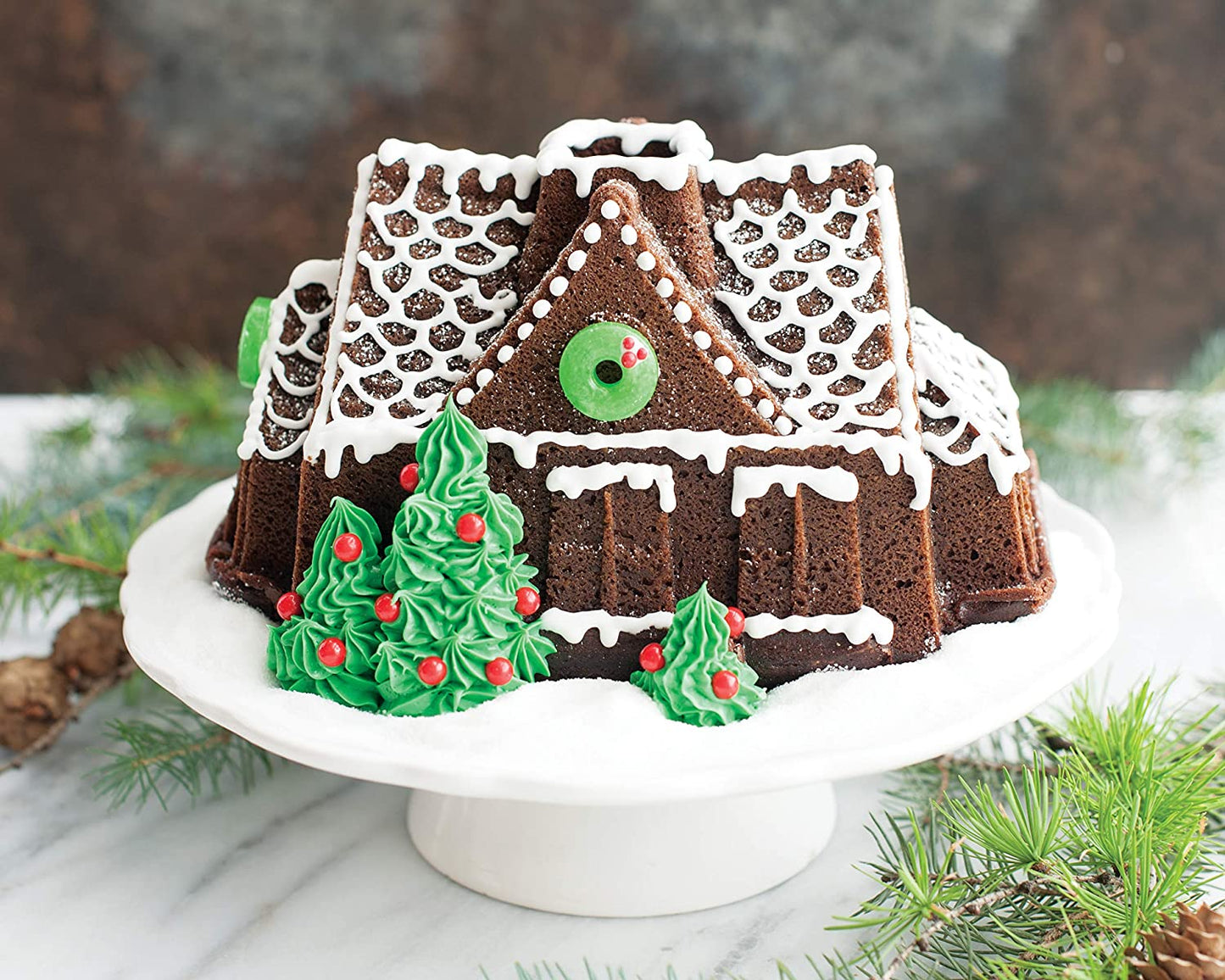 Gingerbread House Bundt Pan