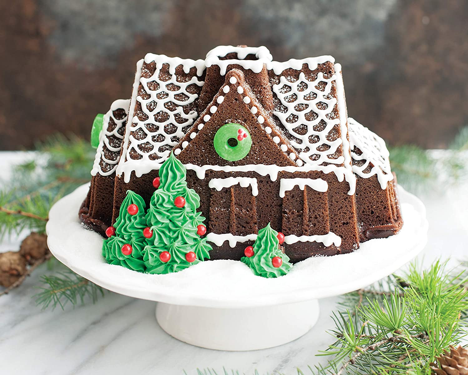 Gingerbread House Bundt Pan