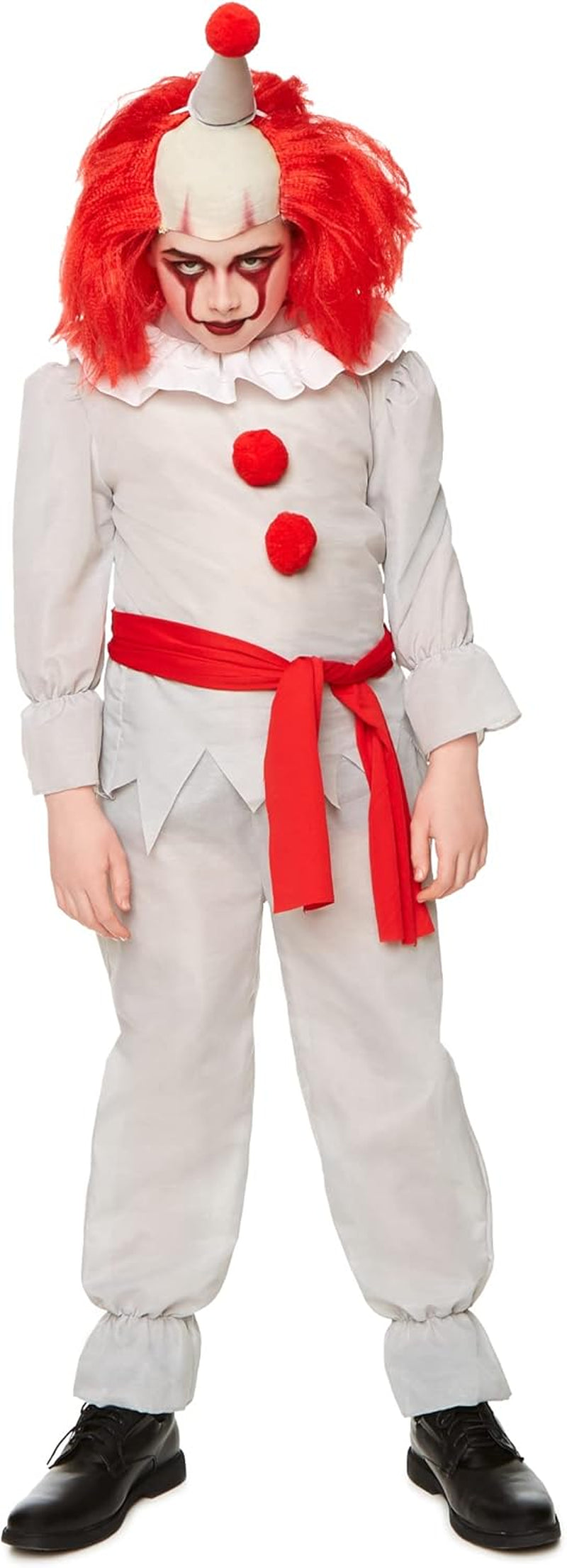 Horror Clown Boy'S Costume