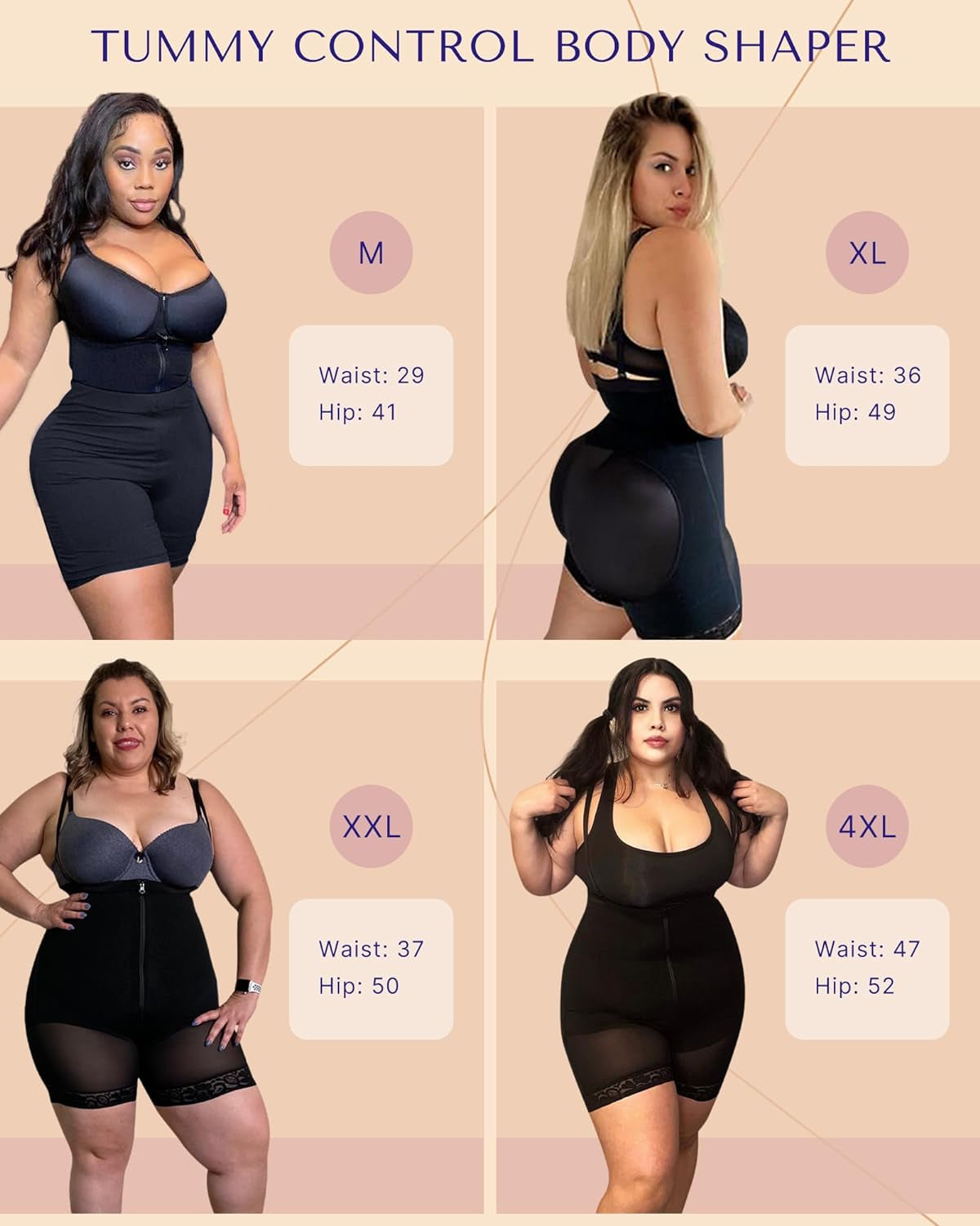 Fajas Colombianas Shapewear for Women Tummy Control plus Size Postpartum Body Shaper Butt Lifting Bodysuit