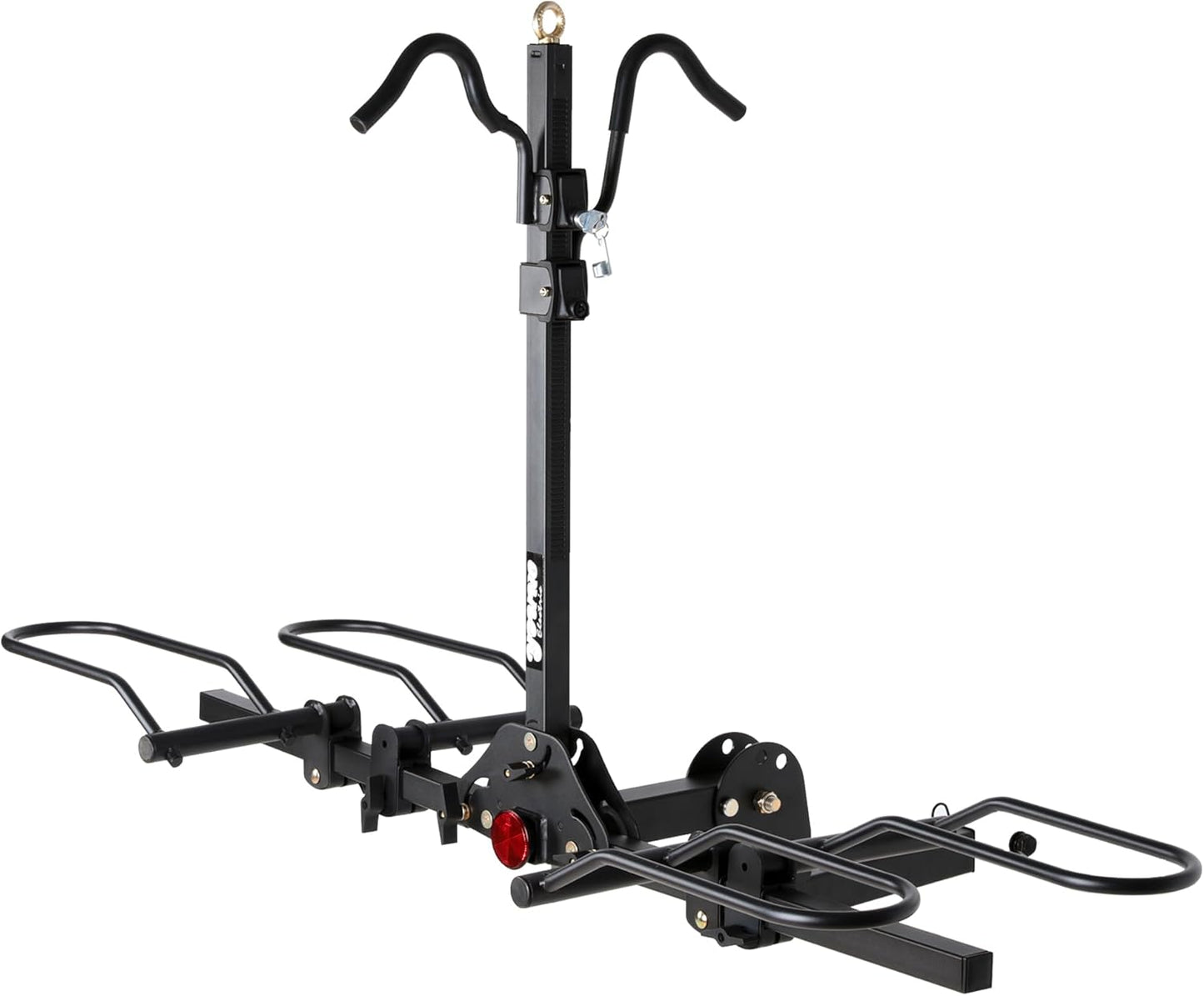Young 2 Bike Rack Hitch Mount Foldable Platform Style, Bicycle Carrier for Cars Suvs Trucks Vans, 80 Lbs. Capacity