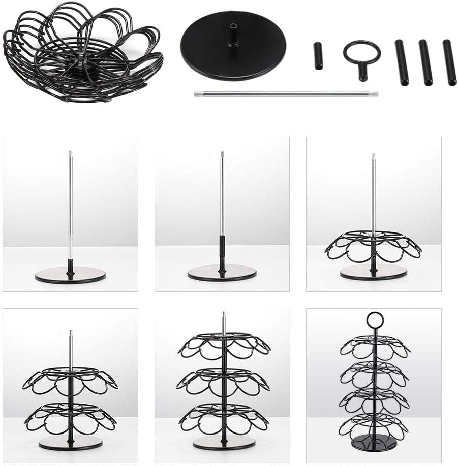 Coffee Pod Carousel Holder Organizer Compatible with 36 Cup Pods