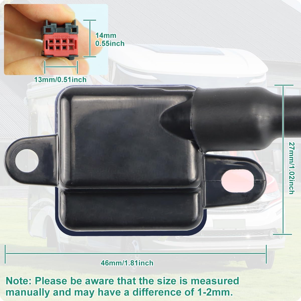 56054058AH Rear View Backup Camera Compatible with 2011-2014 Dodge Charger Chrysler 300 -  Reversing Park Assist Cam， Replacement for OE# 56054058AD, 56054058AE, 56054058AF
