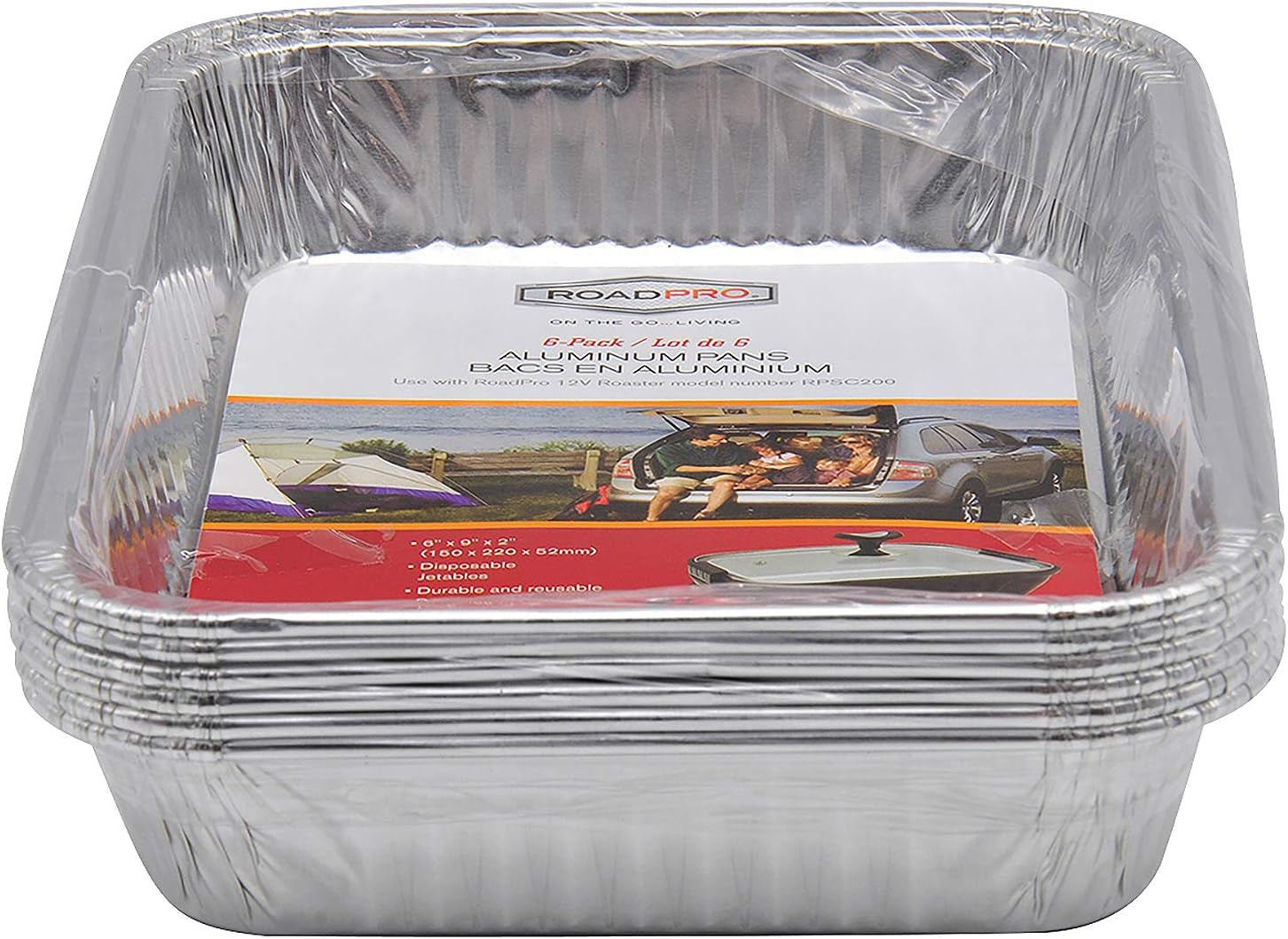 RPSC200 12V Power Supply Portable, Personal Sized Roaster for Car, Truck, Camping, Tailgating – Cook or Re-Heat Delicious Meals and Leftovers