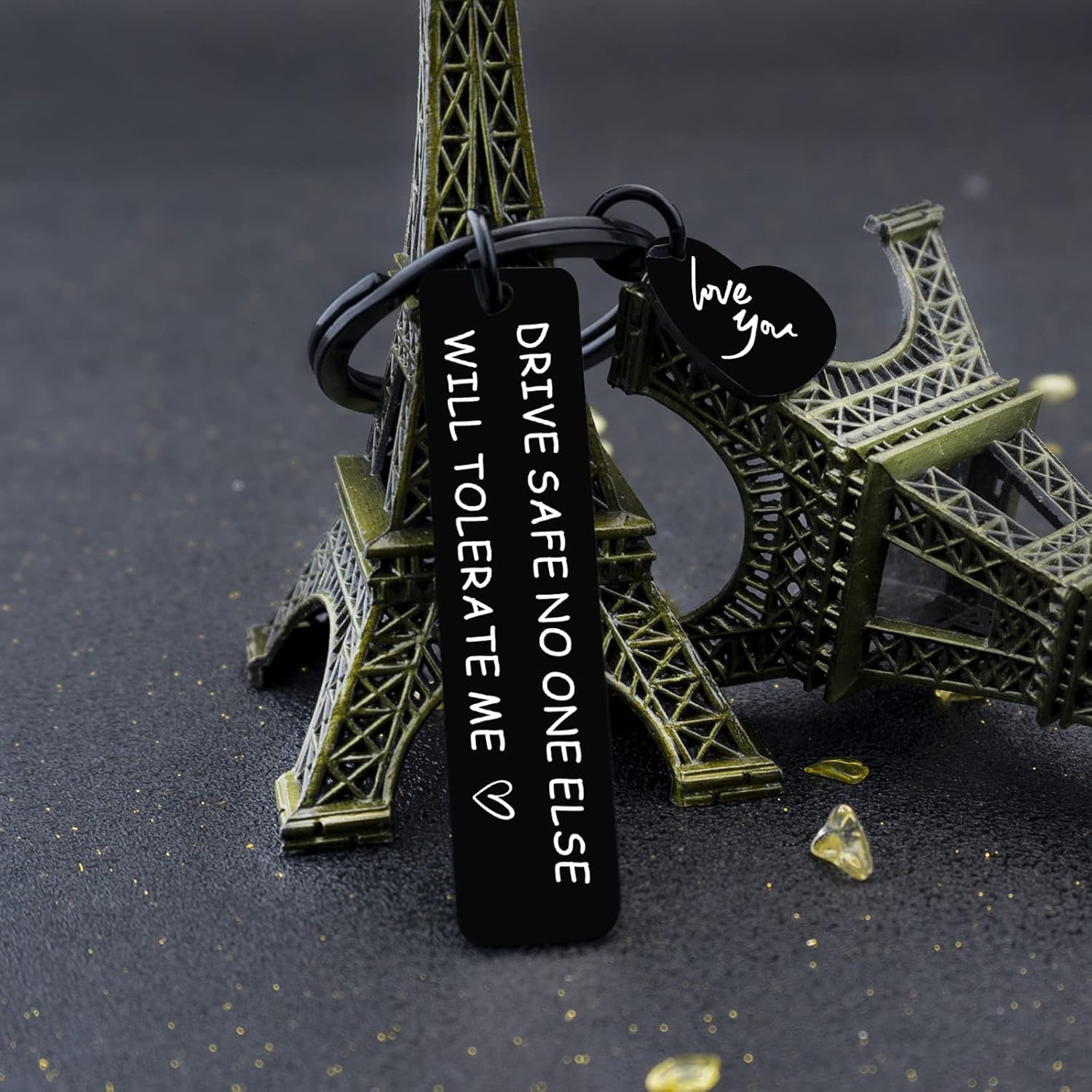 Drive Safe Keychains for Boyfriend Husband Gifts Birthday or Anniversary Presents for Husband Wife Girlfriend Family