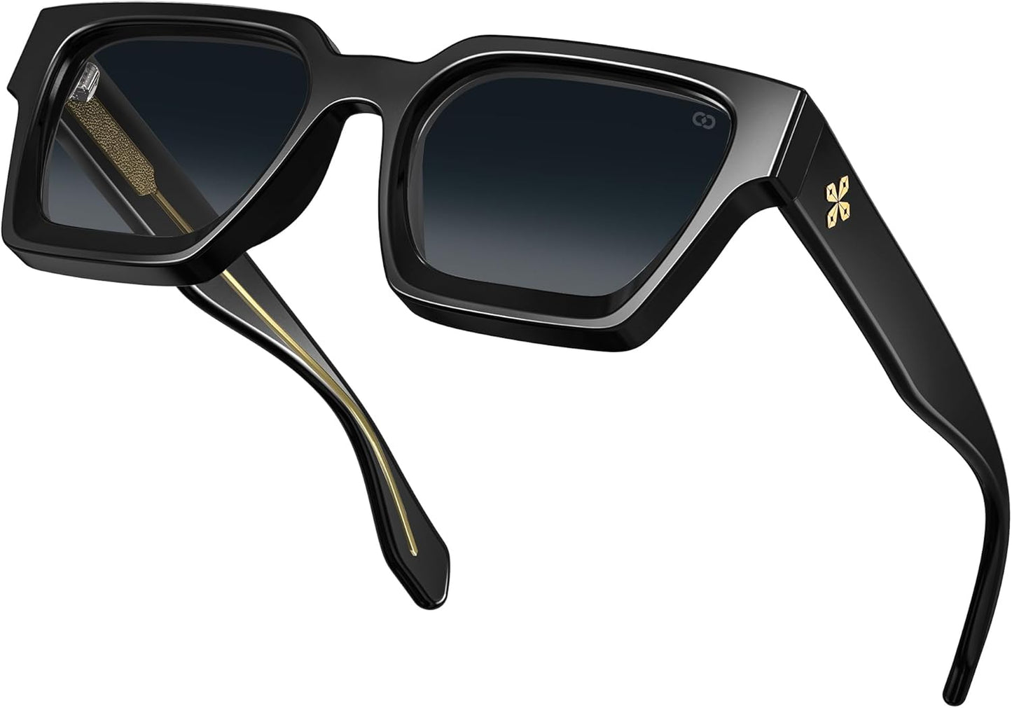 Fashion 100% UV400 Protection Rectangle TR90 Y2K Sunglasses Accessories for Women Men RIVER