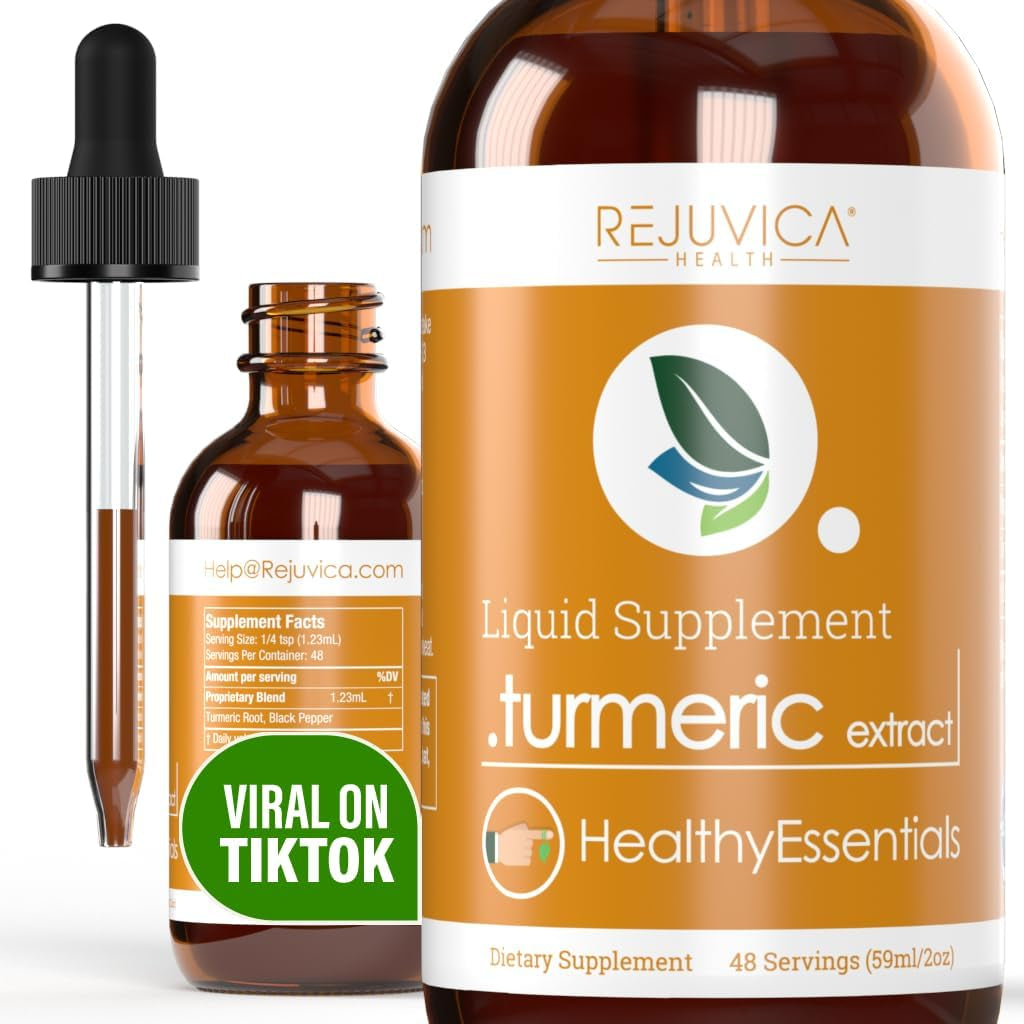Active Turmeric - Advanced Liquid Supplement - Curcuma Longa Extract - Turmeric Roots Only - Naturally Occurring Curcumin TLBH