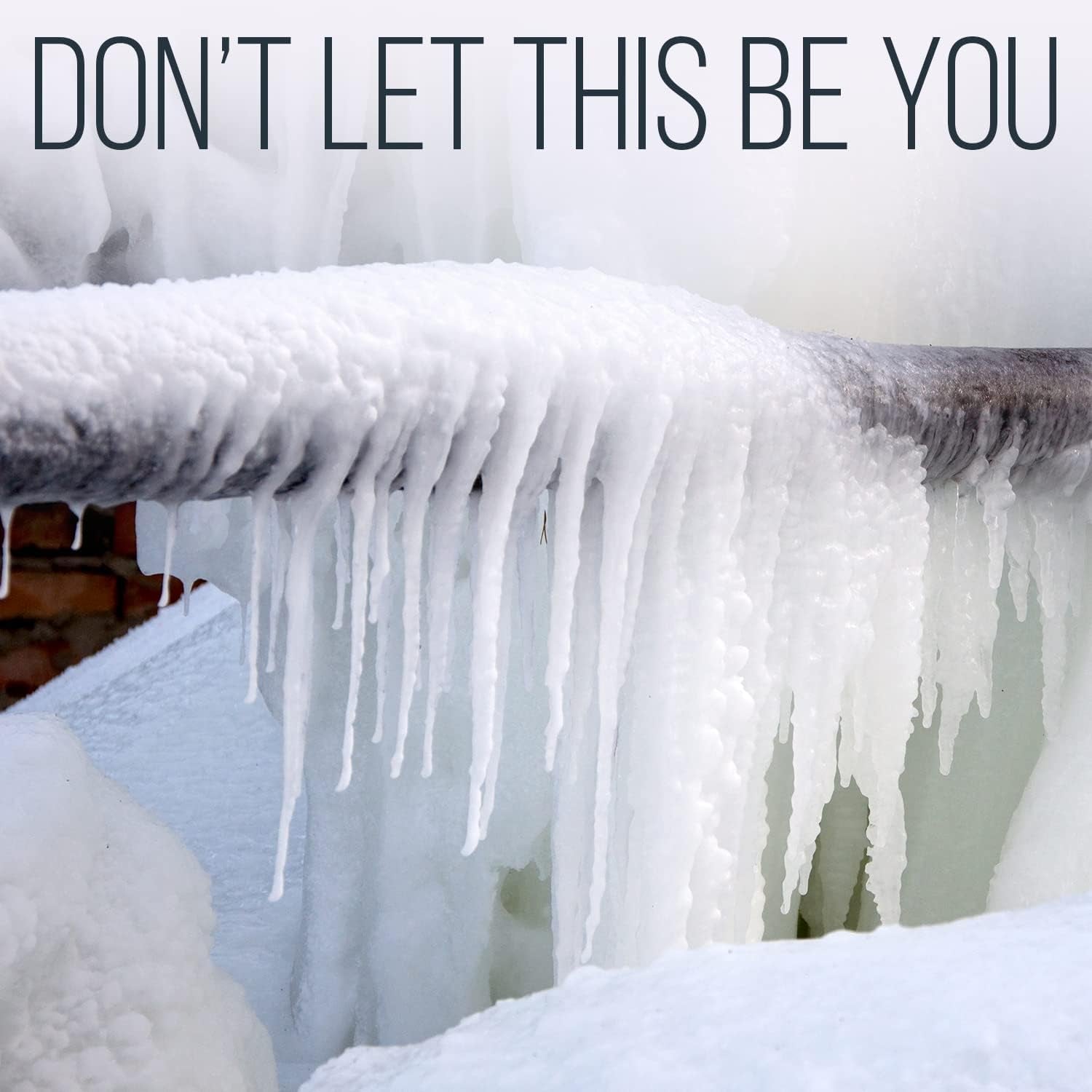 Premium Heat Cable for Pipe Freeze Protection - Heating Tape with Built-In Thermostat - Constant Watt Anti-Freeze & Uv-Proof Heated Cord - 120 VAC - Copper Nickel Wire Heater