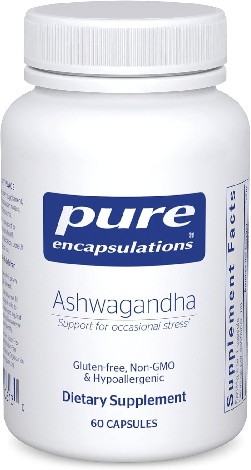 Ashwagandha - 500 Mg Ashwagandha Extract - Metabolism & Stress Support - Immune Support - GMO Free & Vegan - 60 Capsules TLBH