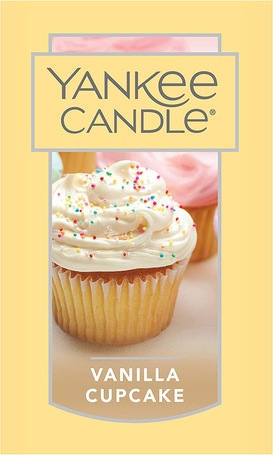 Vanilla Cupcake Scented Classic 22Oz Large Jar Single Wick Candle, over 110 Hours of Burn Time, Ideal for Creating Relaxing Ambience & Holiday Gifting