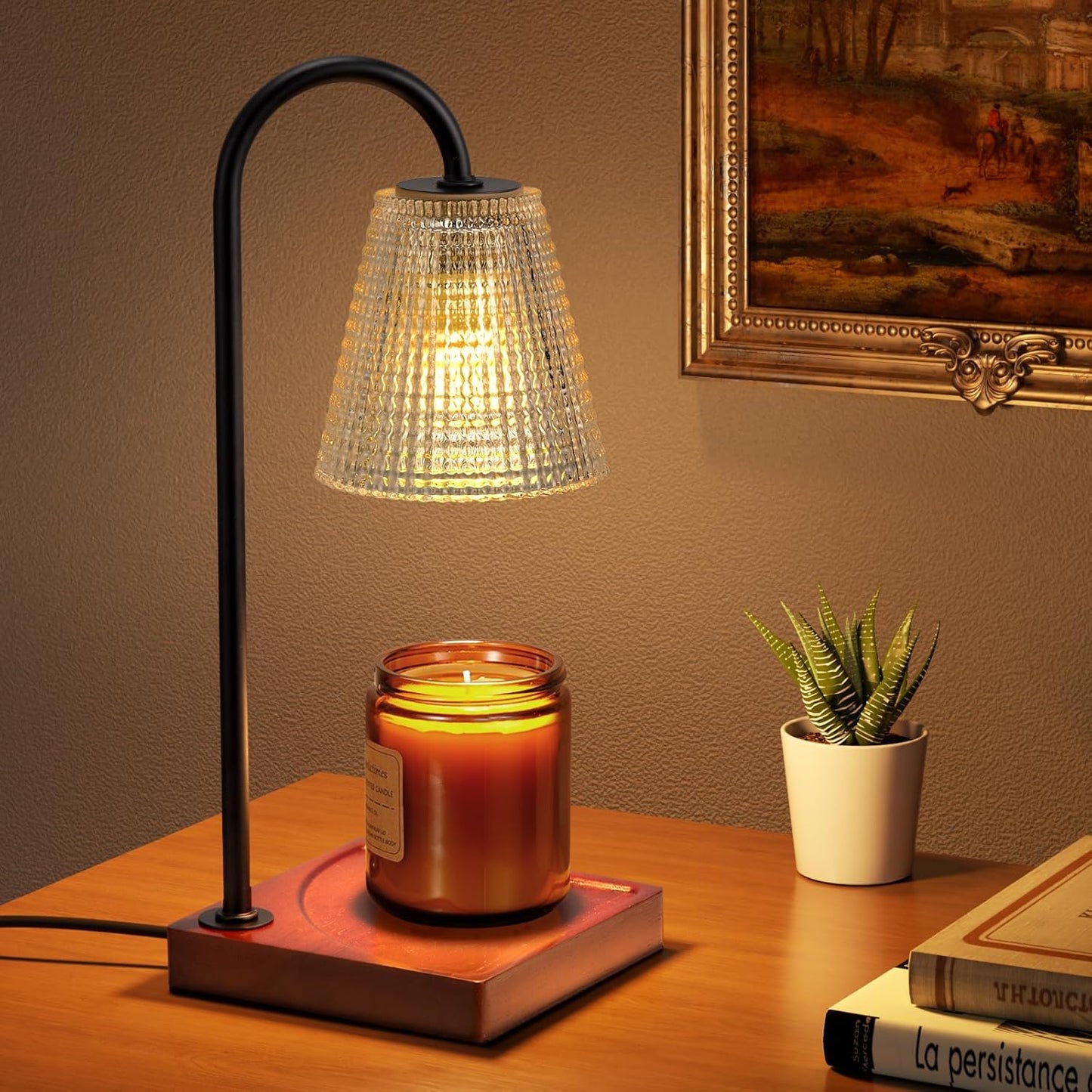 Candle Warmer Lamp with Timer-Dimmable Candle Warmer,Birthday Gifts for Women,House Warming Gifts New Home Bedroom Decor,Wax Warmer for Scented Wax Jar Candles