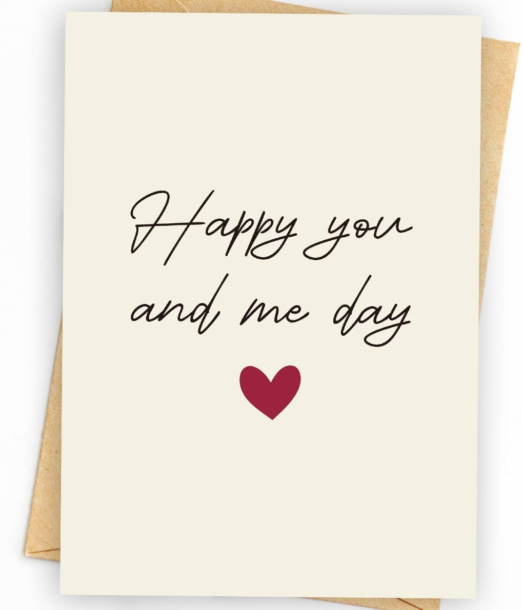 Funny Birthday Card & Gifts for Husband Boyfriend Him, Happy Anniversary Card & Gifts, Valentine Day