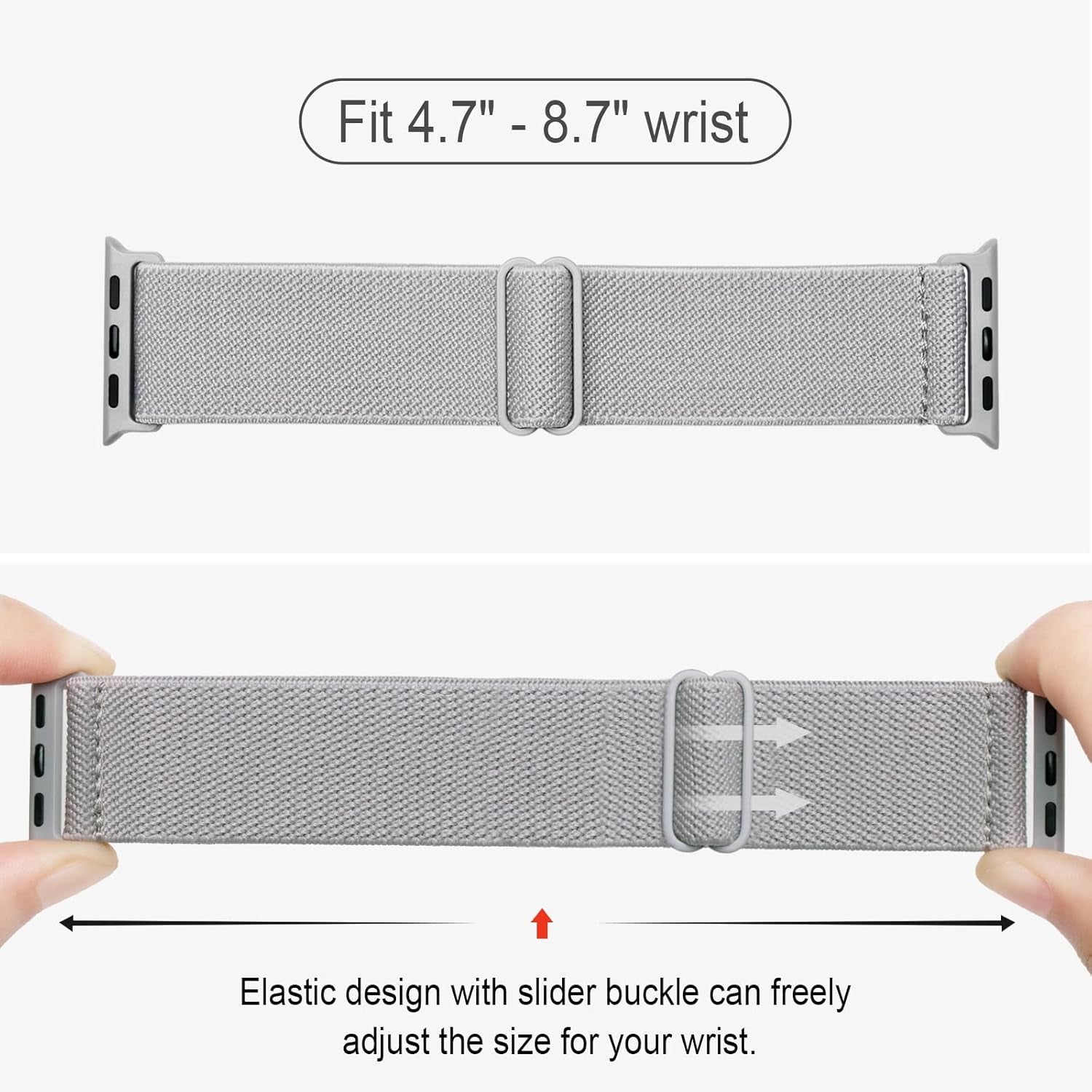 4 Pack Stretchy Solo Loop Compatible with Apple Watch Band 38Mm 40Mm 41Mm 42Mm 44Mm 45Mm 49Mm Women Men, Sport Nylon Elastic Straps Soft Braided Wristbands for Iwatch Series 9 8 7 6 5 4 3 2 1 Ultra SE