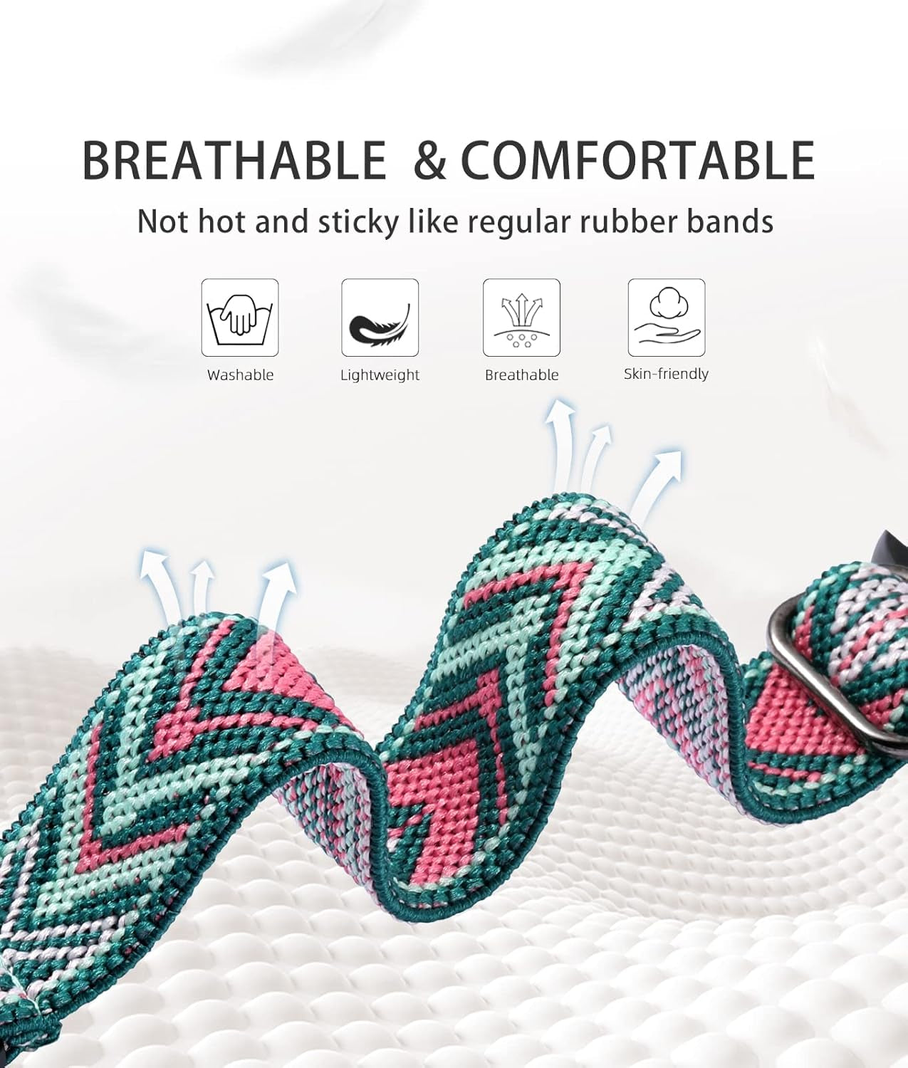 6 Pack Slim Stretchy Compatible with Apple Watch Band 42Mm 44Mm 45Mm 49Mm Women Lady, Soft Solo Loop Bands Adjustable Strap Replacement for Iwatch Series 8/7/6/5/4/3/2/1/Se/Ultra, (Package E)