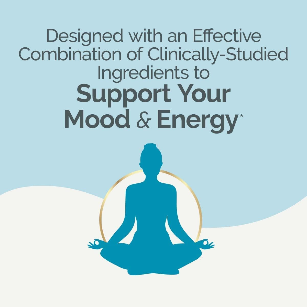 Complete + Ashwagandha Multi-Symptom Menopause Supplement for Women - 60 Ct. - Clinically Proven Ingredients Provide Menopause Relief & Night Sweats + Hot Flash Relief* - Drug-Free & Non-Gmo TLBH