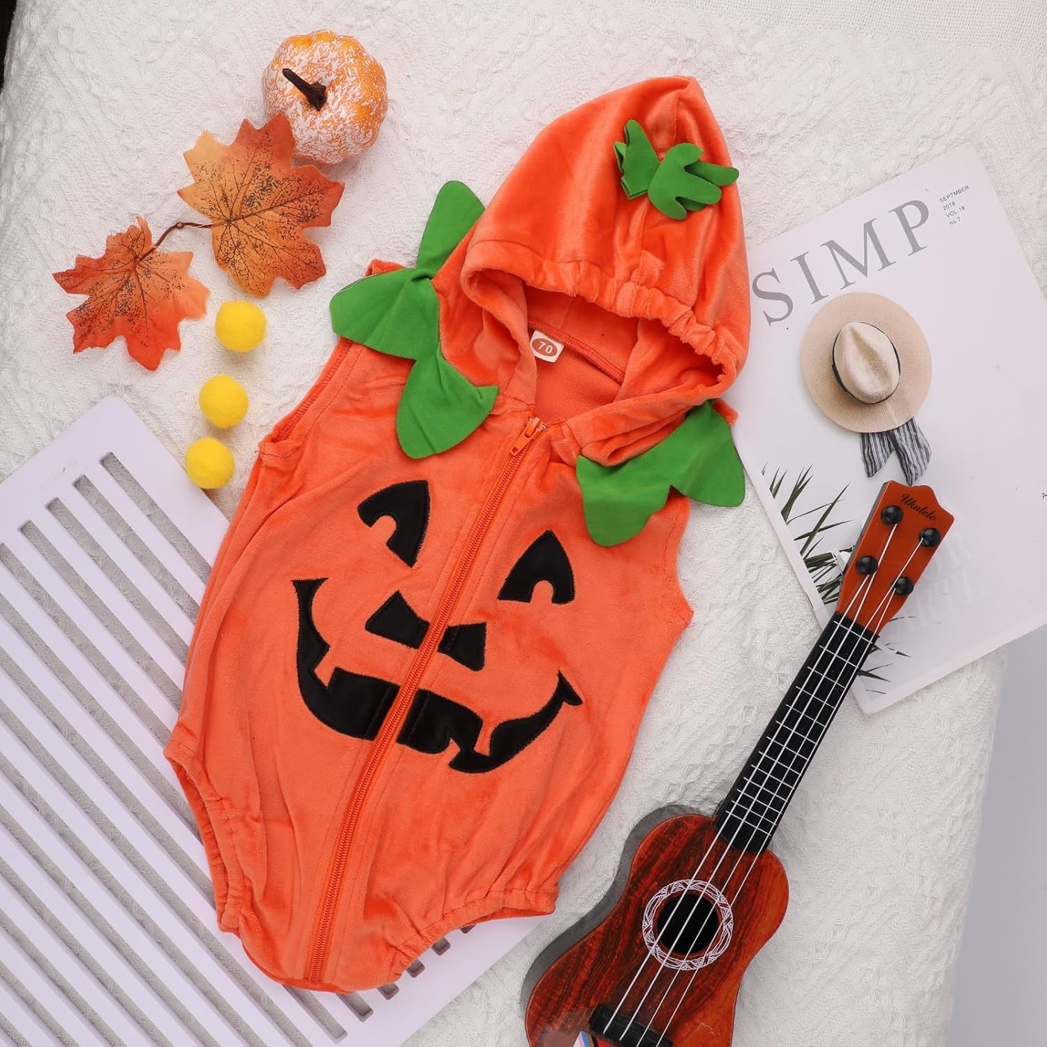 Cute Baby Halloween Pumpkin Costume, Halloween Pumpkin Costume Kids Halloween Costumes for Halloween Decorations