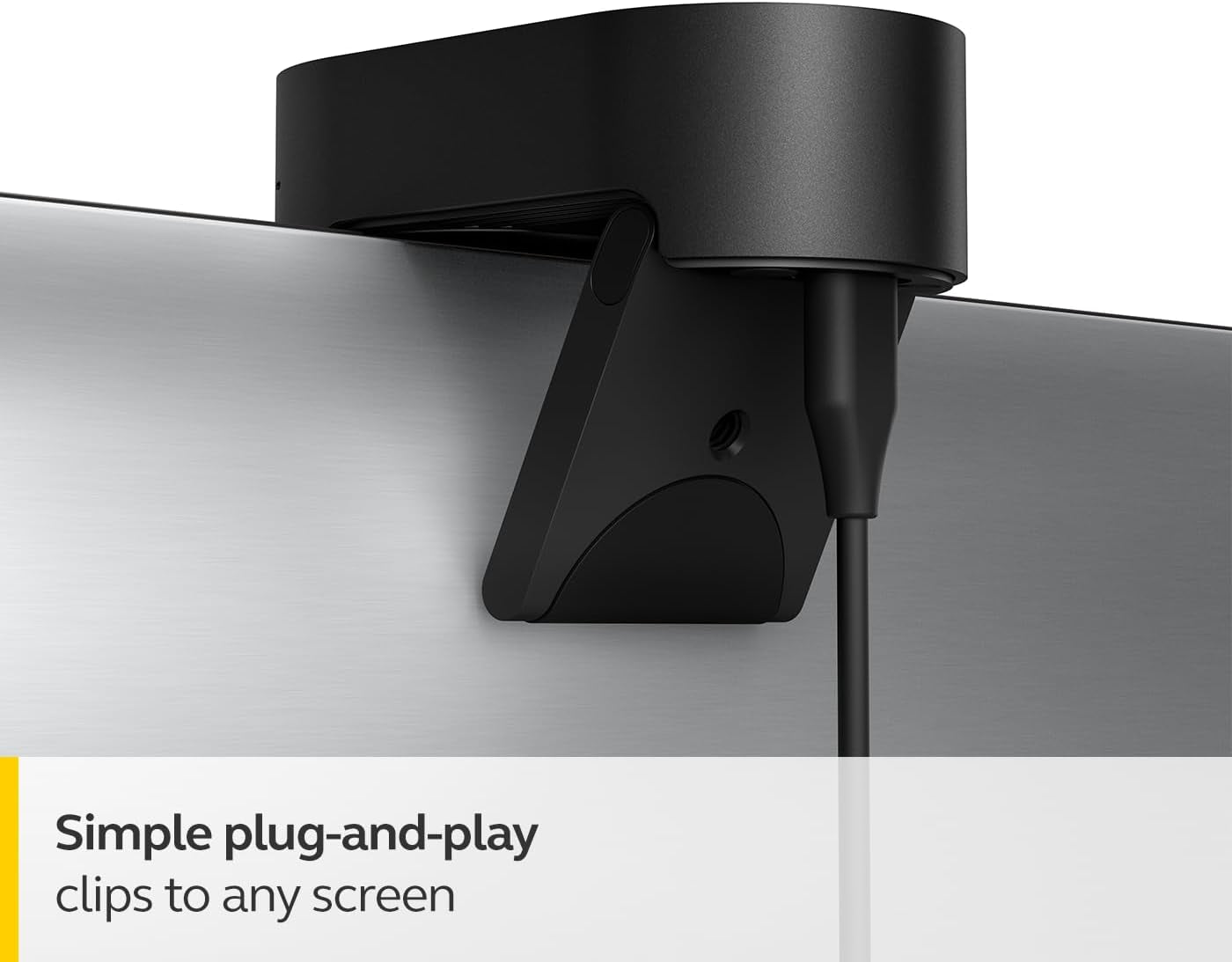 Panacast 20 4K Video Conferencing Camera - Flexible Plug & Play Personal Video Solution Computer Webcam with Ai-Powered 4K Ultra-Hd, Intelligent Zoom, and Lighting Optimization - Black