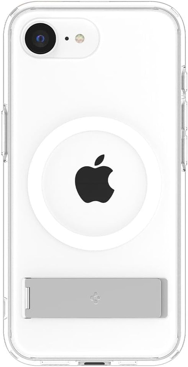 for Iphone 16E Case, Ultra Hybrid S Magfit [Compatible with Magsafe Accessories] [Anti-Yellowing] [Kickstand] - Clear White