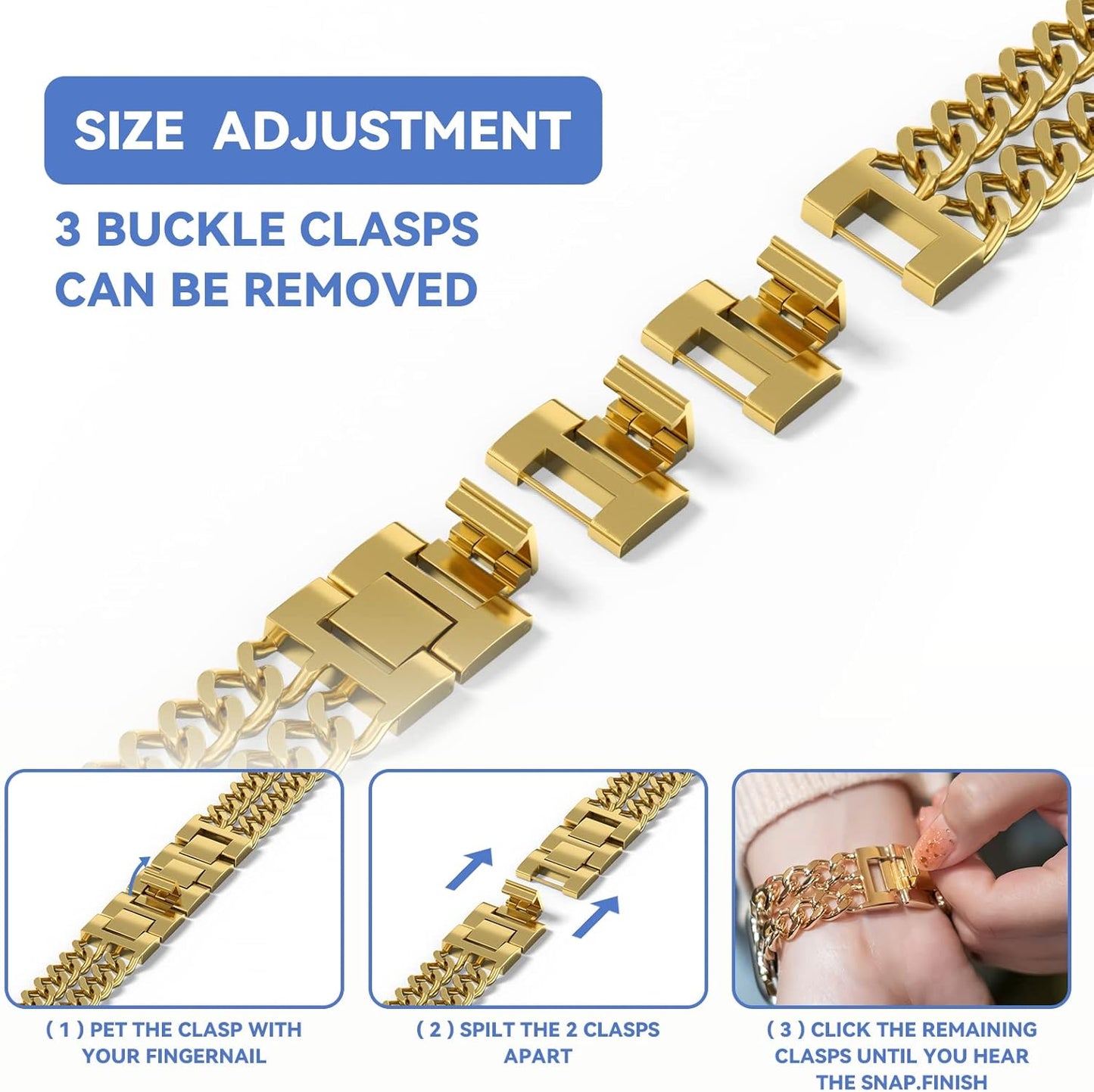 Compatible with Apple Watch SE Series 8 Series 7 6 5 4 3 2 1 Strap 45Mm 44Mm 42Mm 41Mm 40Mm 38Mm Ultra 49Mm Women'S Metal Linked Watch Band Steel Chain Iwatch Gold Bracelet