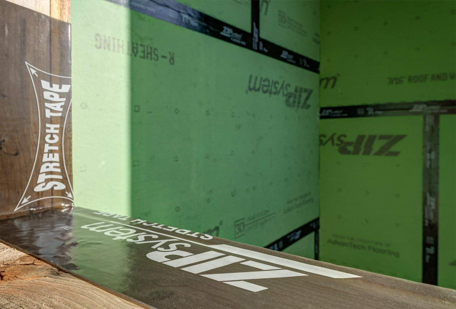 Huber Stretch Tape | Self-Adhesive Flexible Flashing for Doors-Windows (10" X 20')