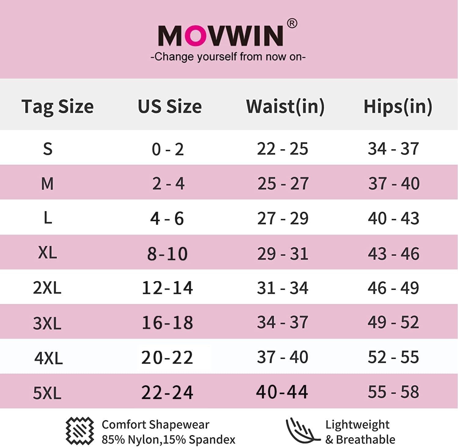 Shapewear for Women Tummy Control - Body Shaper Slimming Spanks