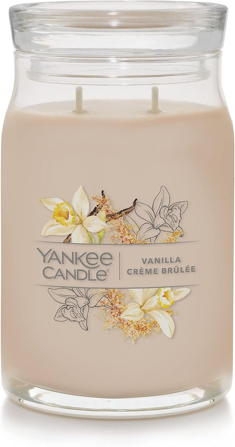Vanilla Cupcake Scented Classic 22Oz Large Jar Single Wick Candle, over 110 Hours of Burn Time, Ideal for Creating Relaxing Ambience & Holiday Gifting