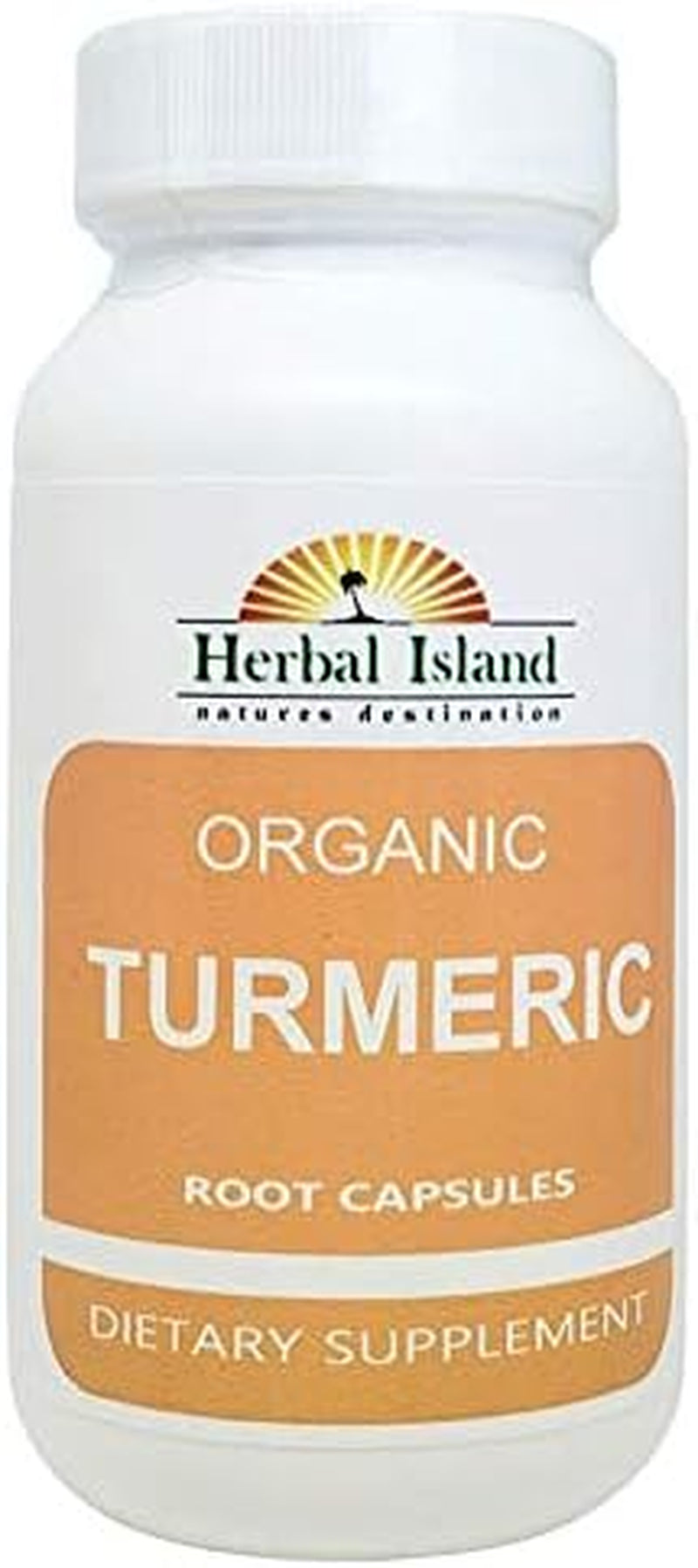 Organic Turmeric Powder and Peppercorn 60 Capsules 500Mg Each (Tumeric - Curcuma Longa) TLBH