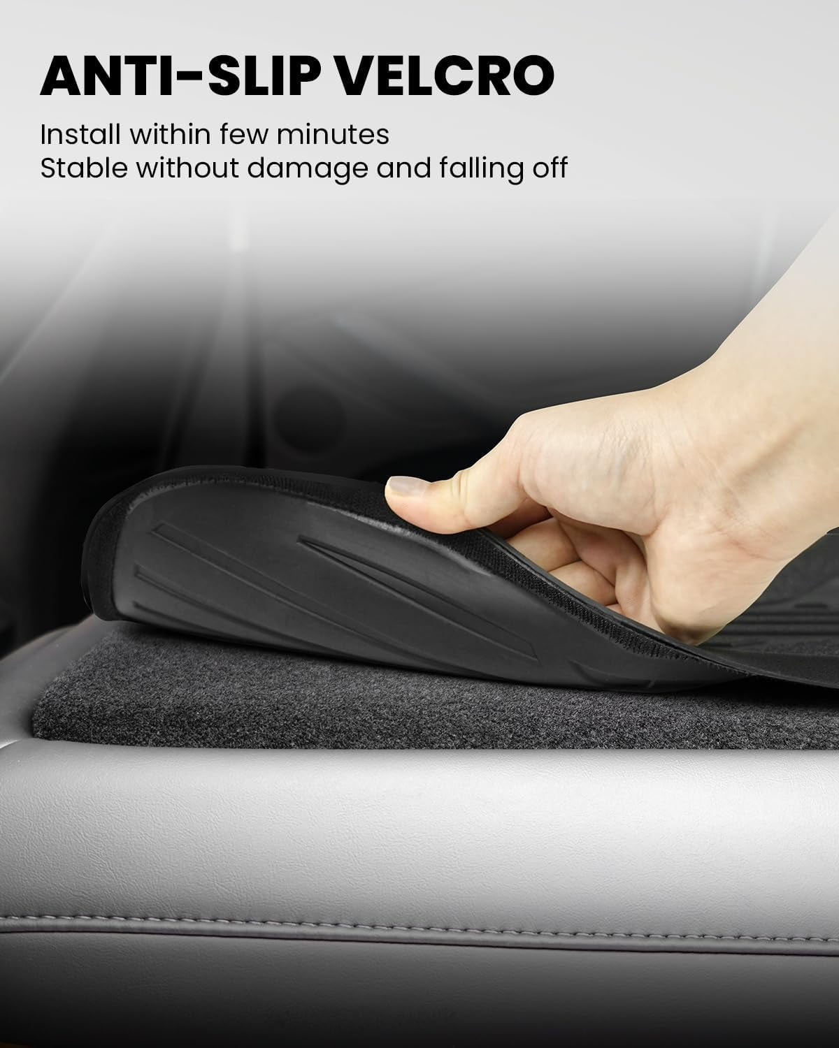 Rear Back Seat Protector Fit for Tesla Model Y 2020-2024, TPE Second Row Seats Back Cover, Waterproof Backrest Mats Accessories, 3 PCS