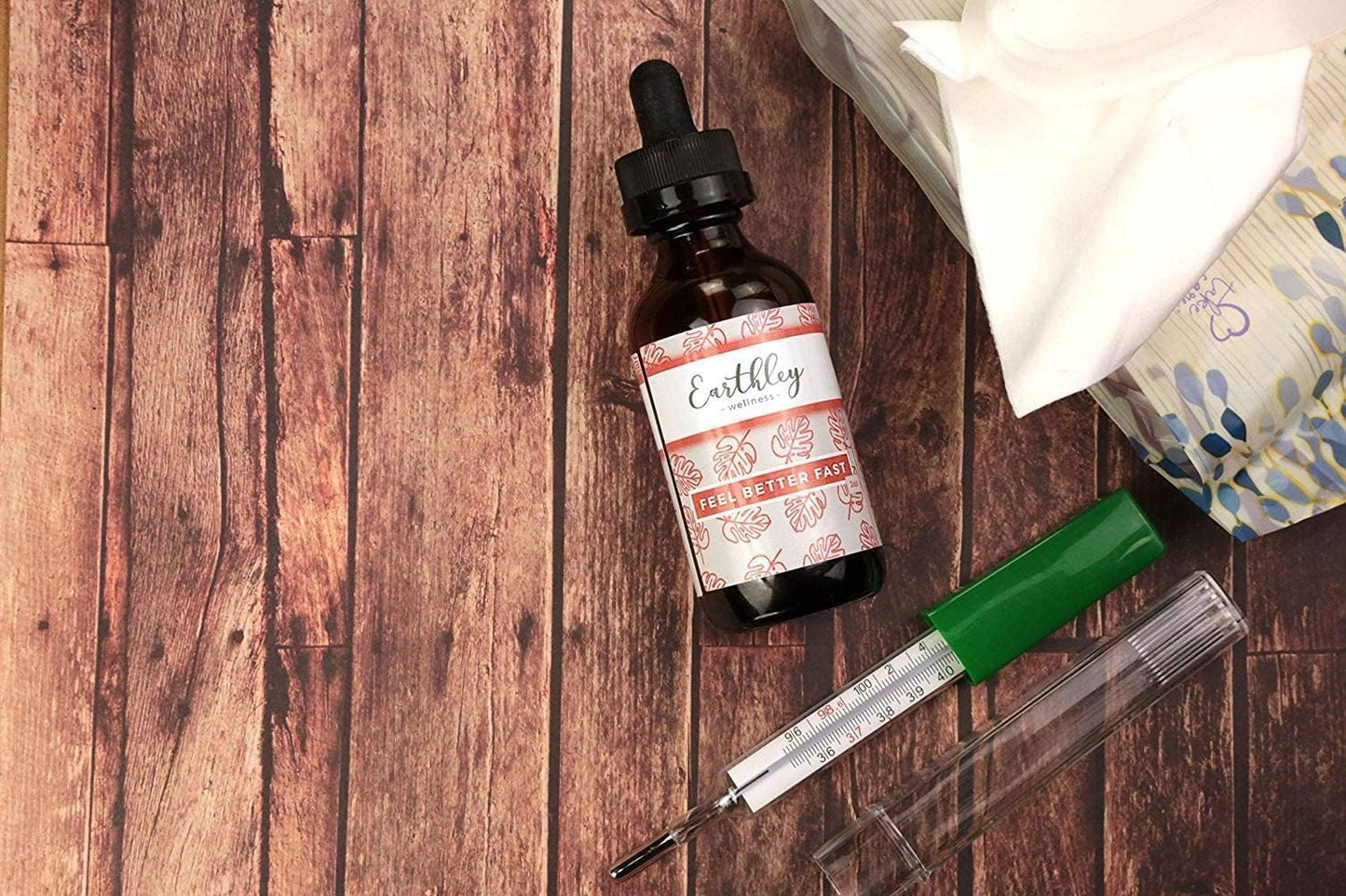 Feel Better Fast, Echinacea Root, Fennel, Astragalus Root, Elder Flower and Cinnamon, New Size (1.69 Oz) TLBH