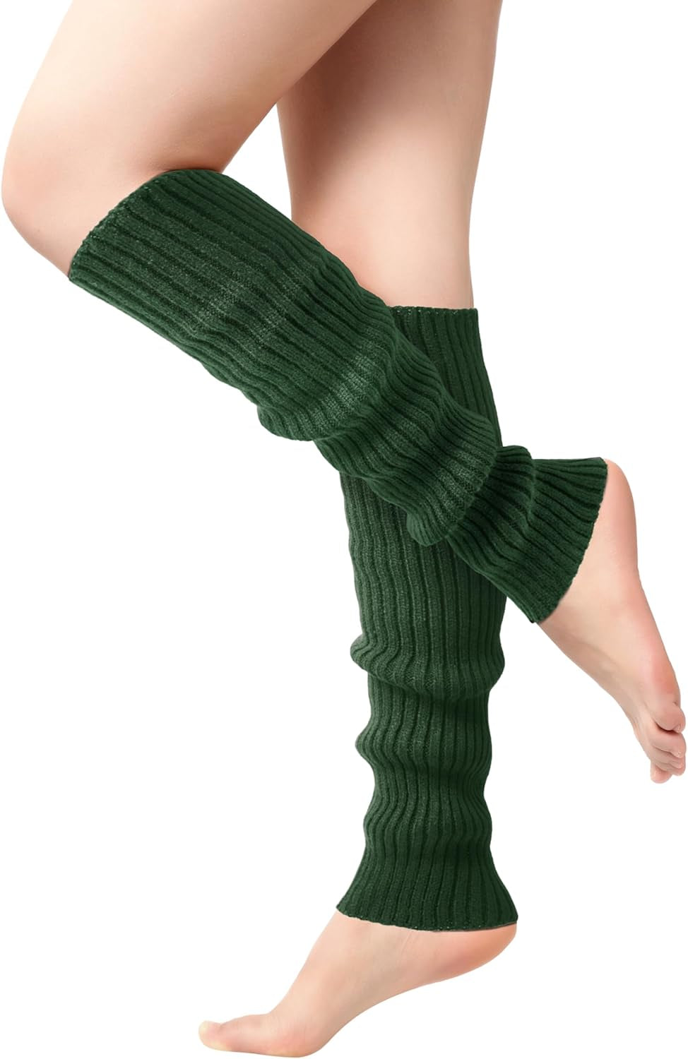 Leg Warmers for Women - Leg Warmers 80S Ribbed Knitted Long Socks for Yoga Party Sports Fashion Accessories
