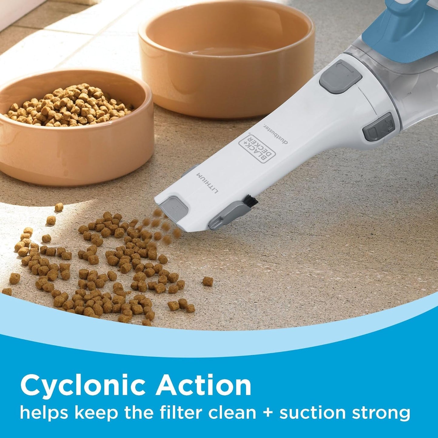 Dustbuster Advancedclean Cordless Handheld Vacuum, Compact Home and Car Vacuum with Crevice Tool (CHV1410L)