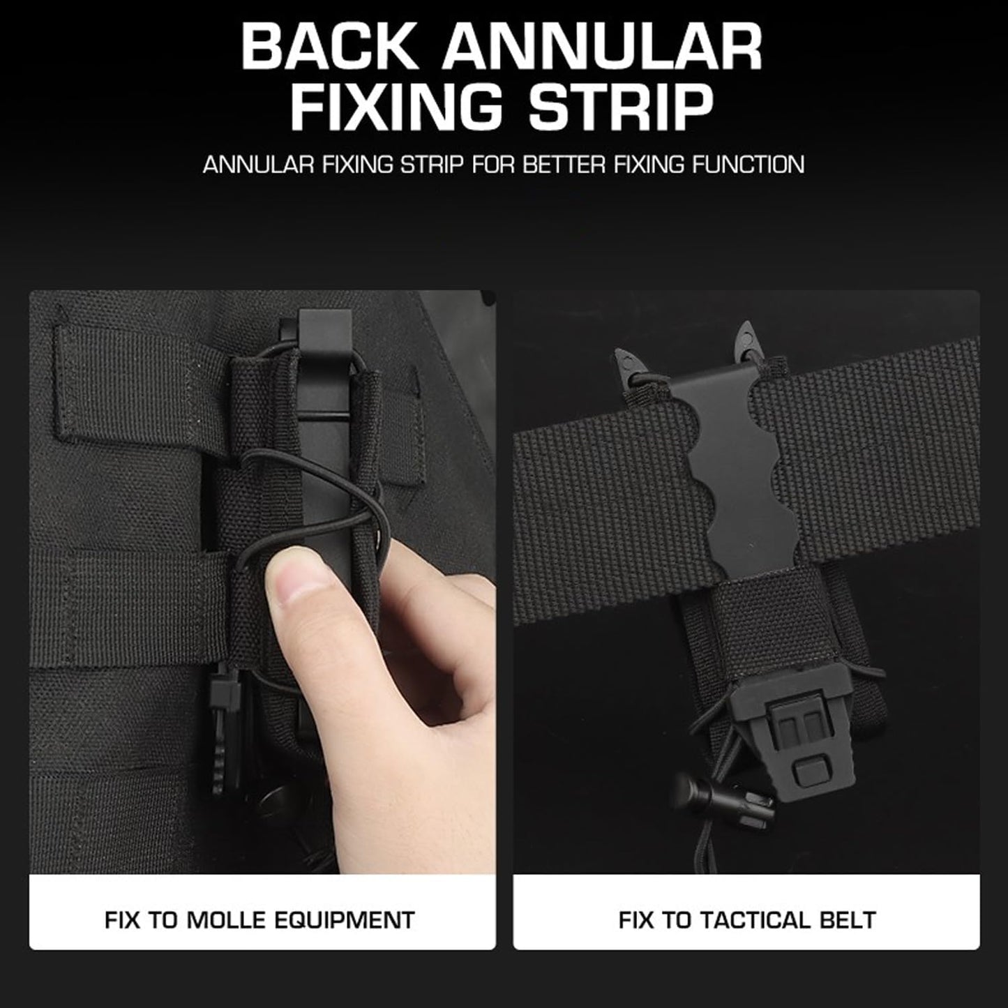 Mag Pouch 9Mm Magazine Pouch Adjustable Softshell Tactical Universal Mag Carrier with Molle Clip for Easy Placement & Removal