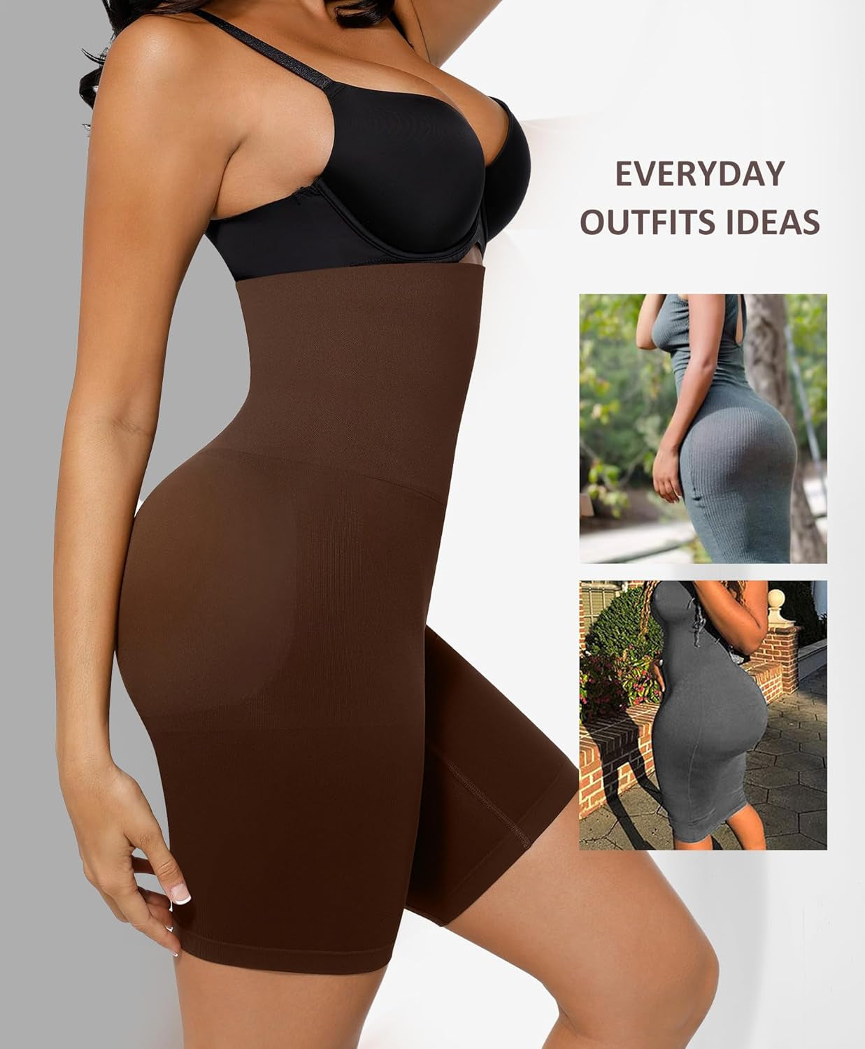 Tummy Control Shapewear for Women High Waist Body Shaper Shorts Butt Lifting Control Panties